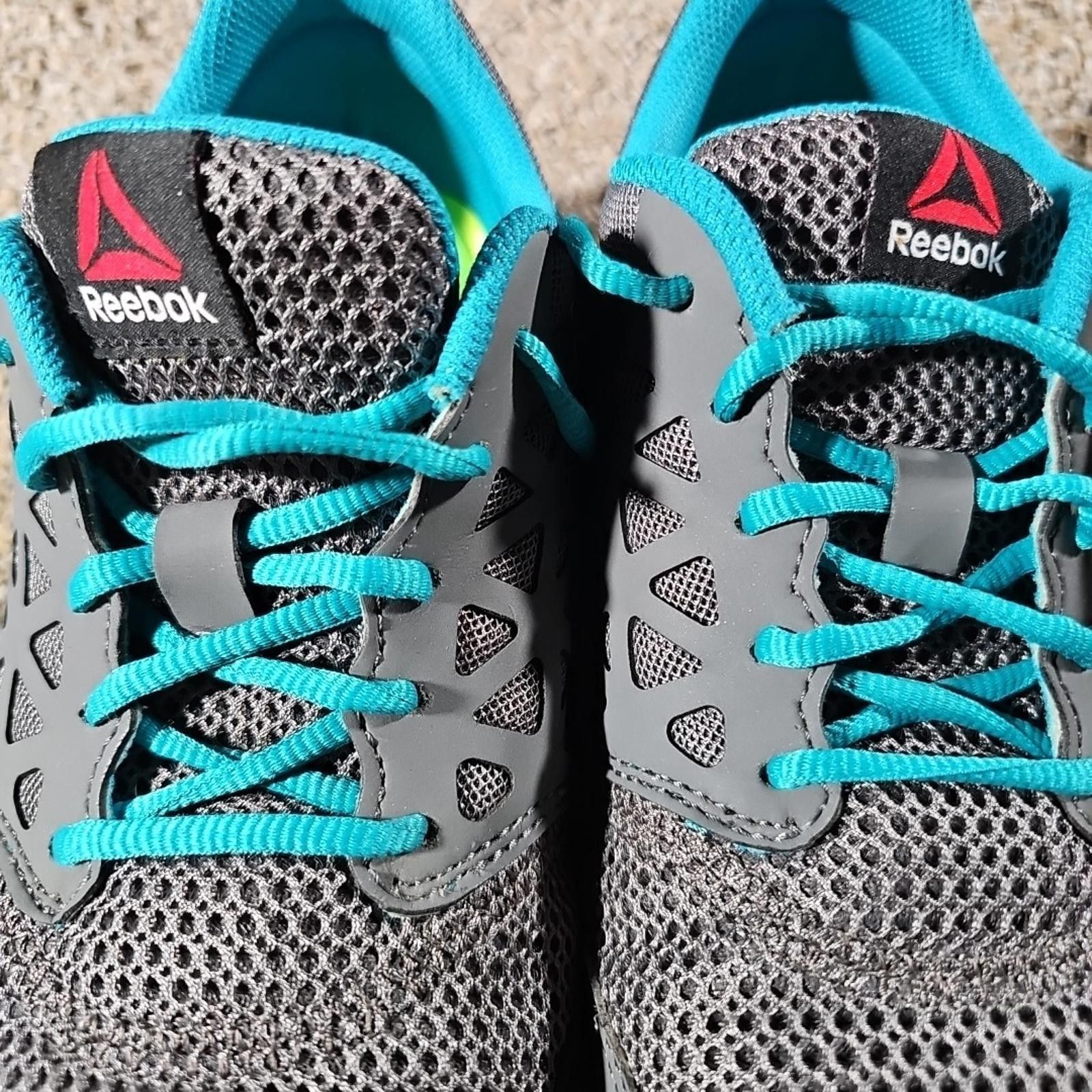 Reebok Reebok Women’s RB045 Alloy Toe Work Gray Teal Size 11M Size US 11 / IT 41 - 6 Thumbnail