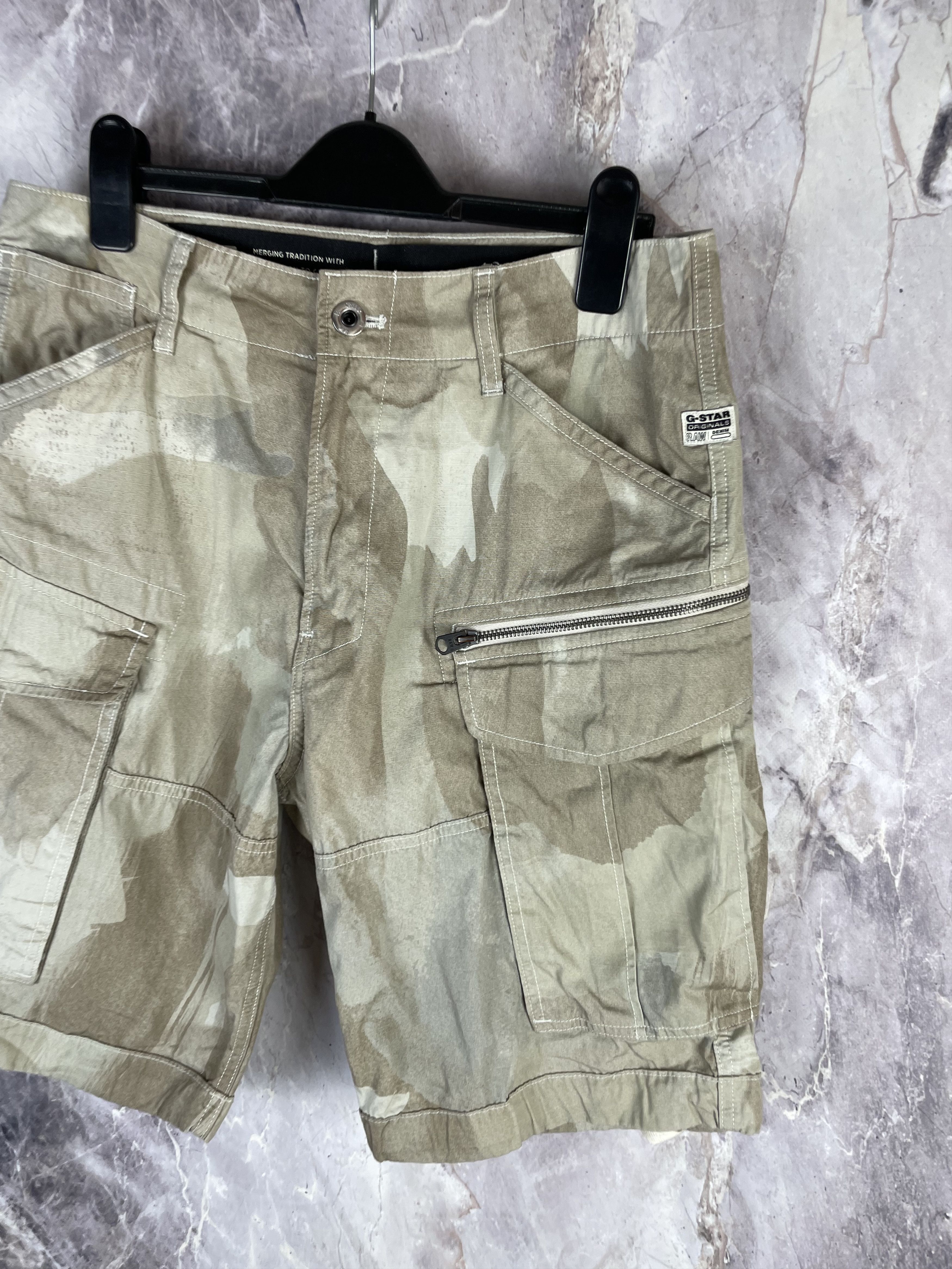 G-Star Vintage G-Star Cargo Shorts Size US 31 - 3 Thumbnail