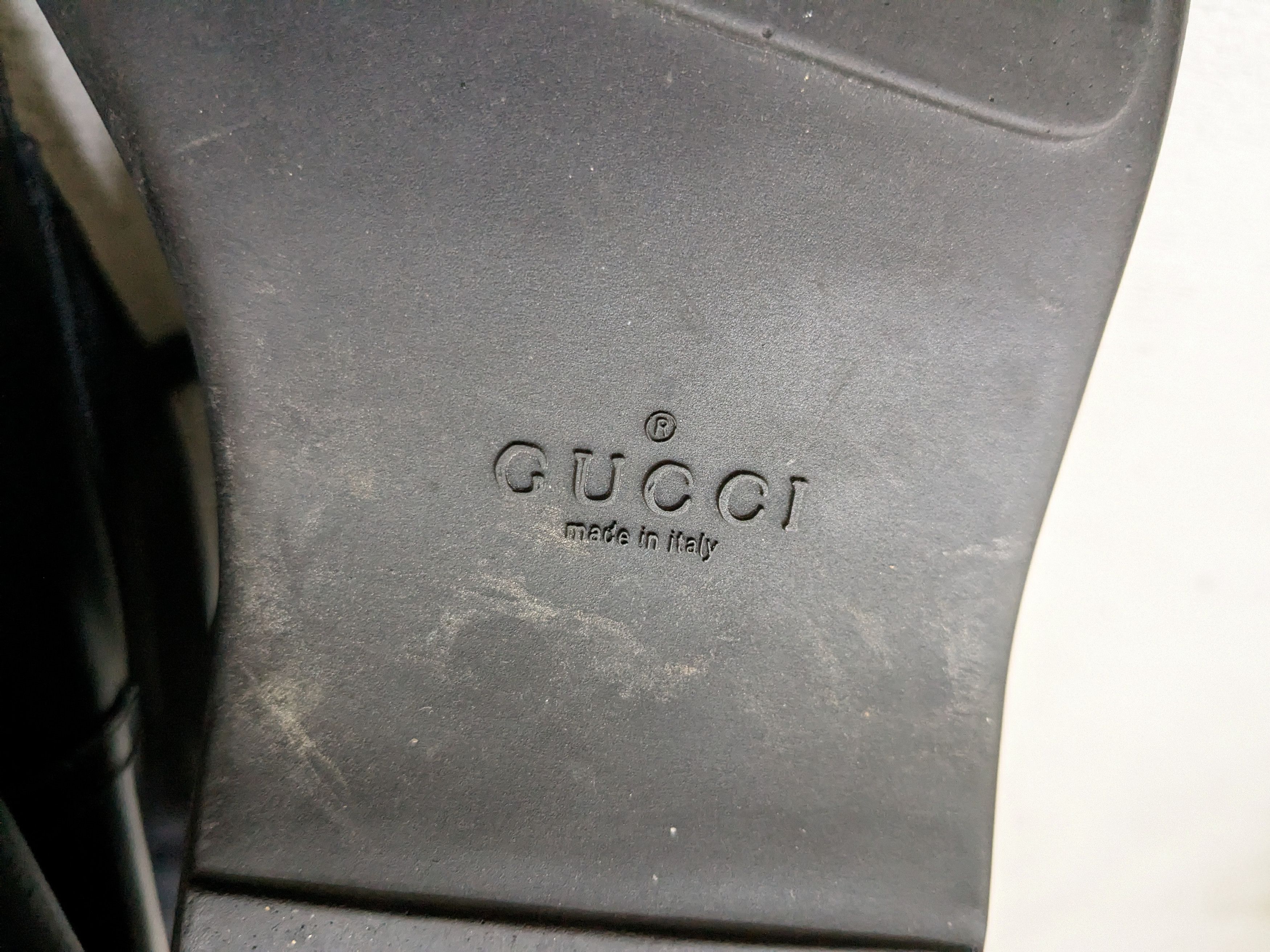 Gucci Gucci Combat Boots Size 10.5 Black Leather Buckle Duck Y2K Size US 10.5 / EU 43-44 - 19 Thumbnail