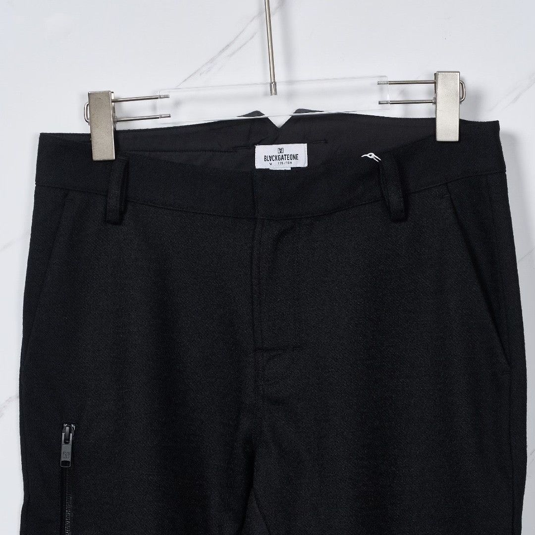 Other Blackgateone Men's Solid Wool Casual Pants Size US 30 / EU 46 - 5 Thumbnail