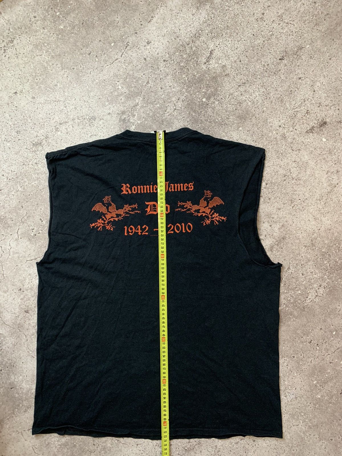 Band Tees Vintage 2012 Dio Ronnie James Dio RIP Tee (Pink Floyd ACDC) Size US XL / EU 56 / 4 - 6 Thumbnail