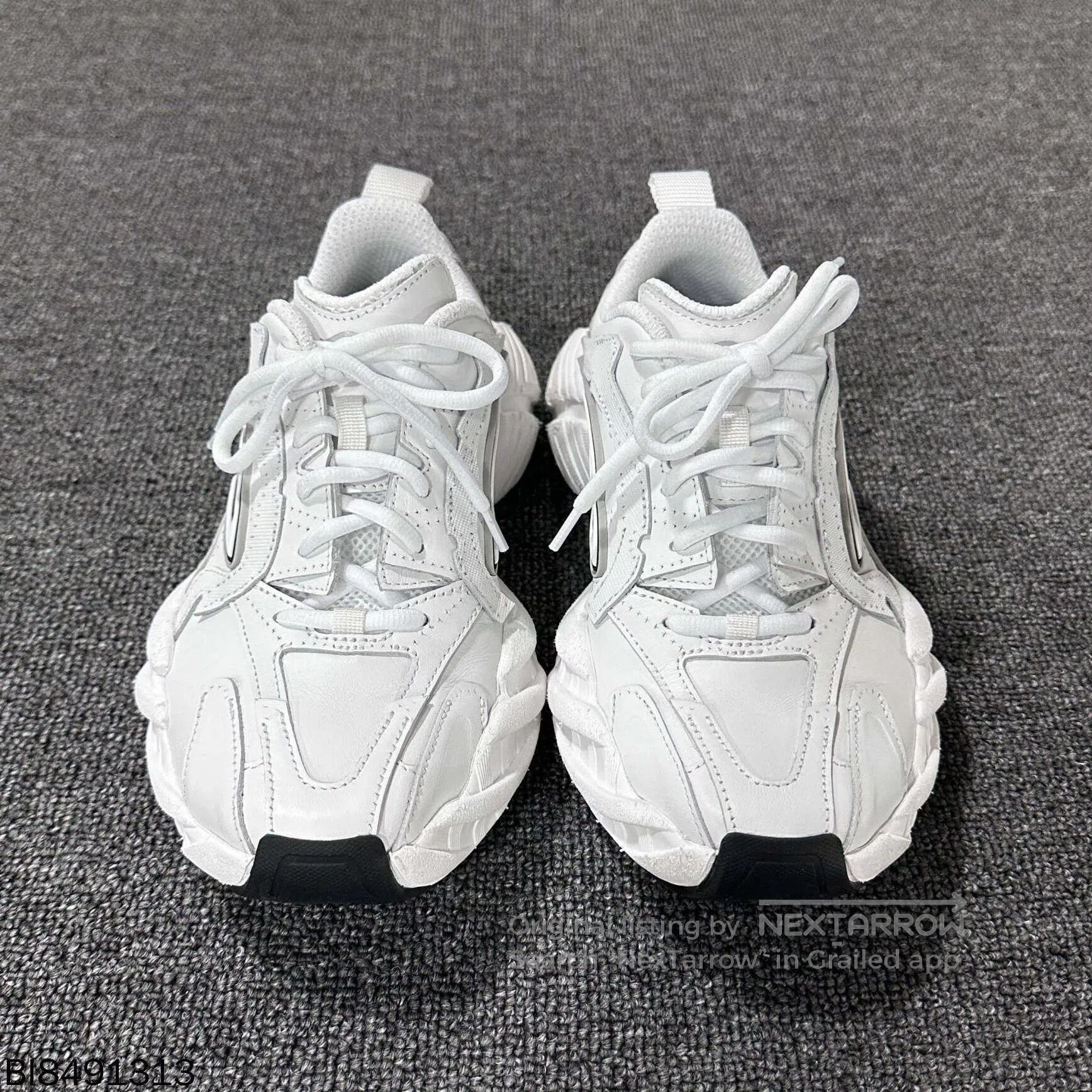 Balenciaga new white Monday sneakers by Balenciaga. Size US 5 / EU 37 - 7 Thumbnail