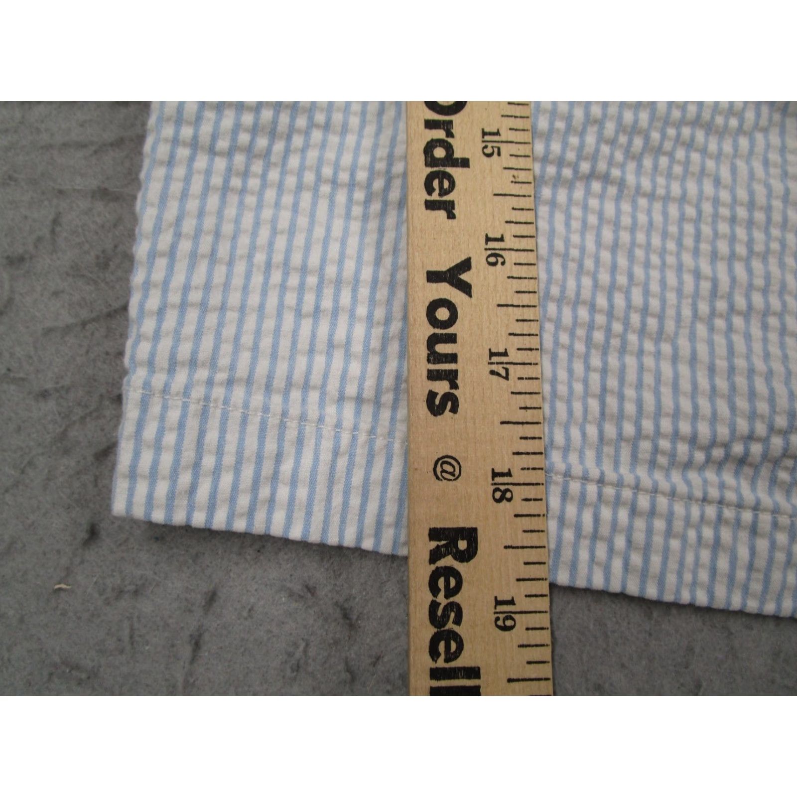 Vineyard Vines Vineyard Vines Shorts Mens 36 Chino Knit Seersucker Stripe Blue White 1H0530 Nautical Stretch Casual Flat Front 5-Pocket Mens Size US 36 / EU 52 - 7 Thumbnail