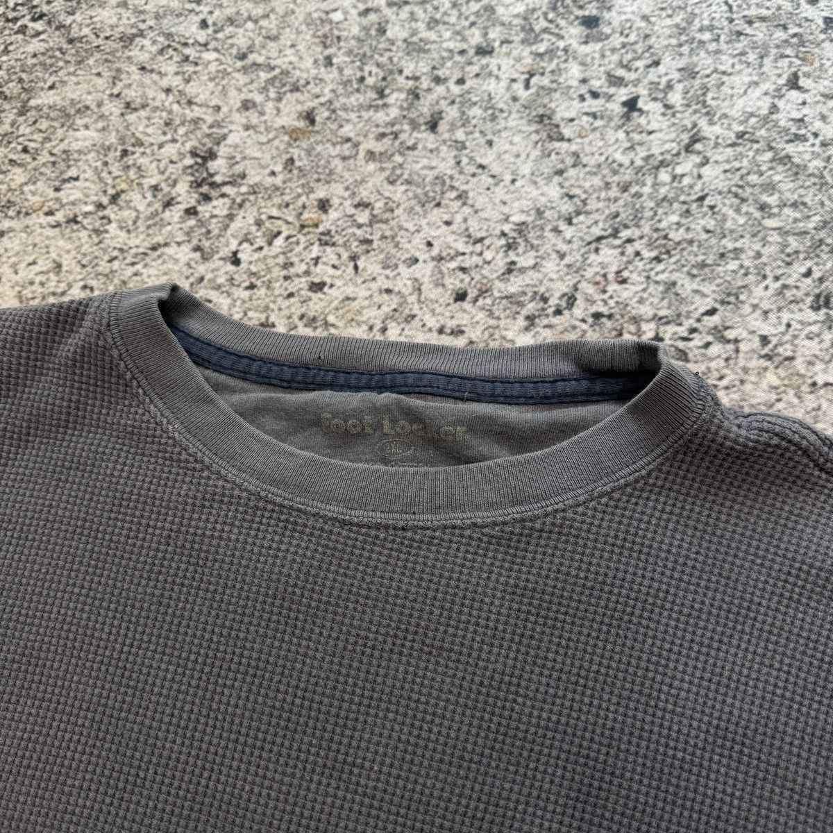 Vintage Faded Blue Thermal Longsleeve Shirt ERD Grunge Thrashed Size US XXL / EU 58 / 5 - 3 Thumbnail