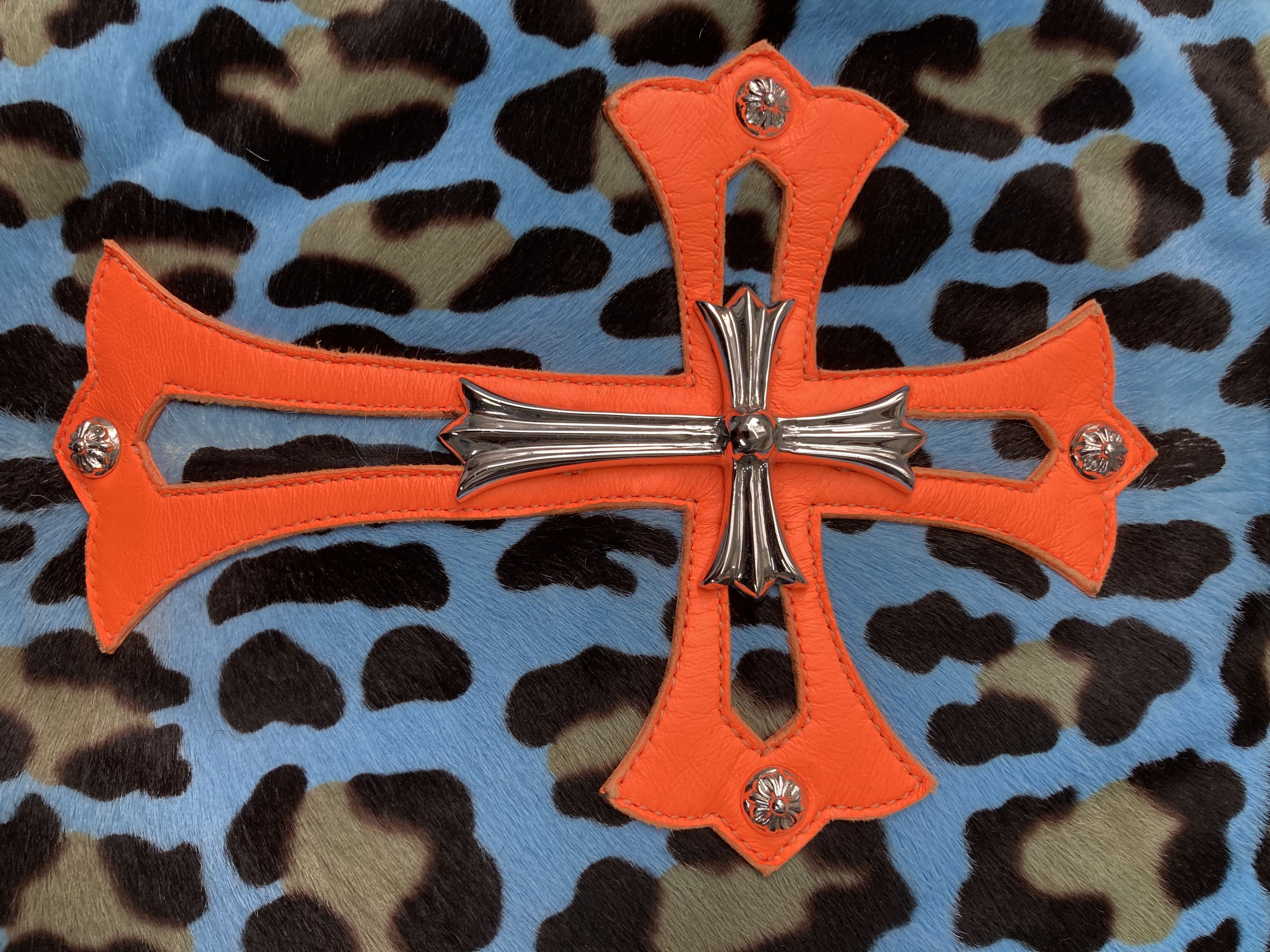 Chrome Hearts Chrome Hearts Leopard Pony Hair Silver Cross Lyon Bag Size ONE SIZE - 13 Thumbnail