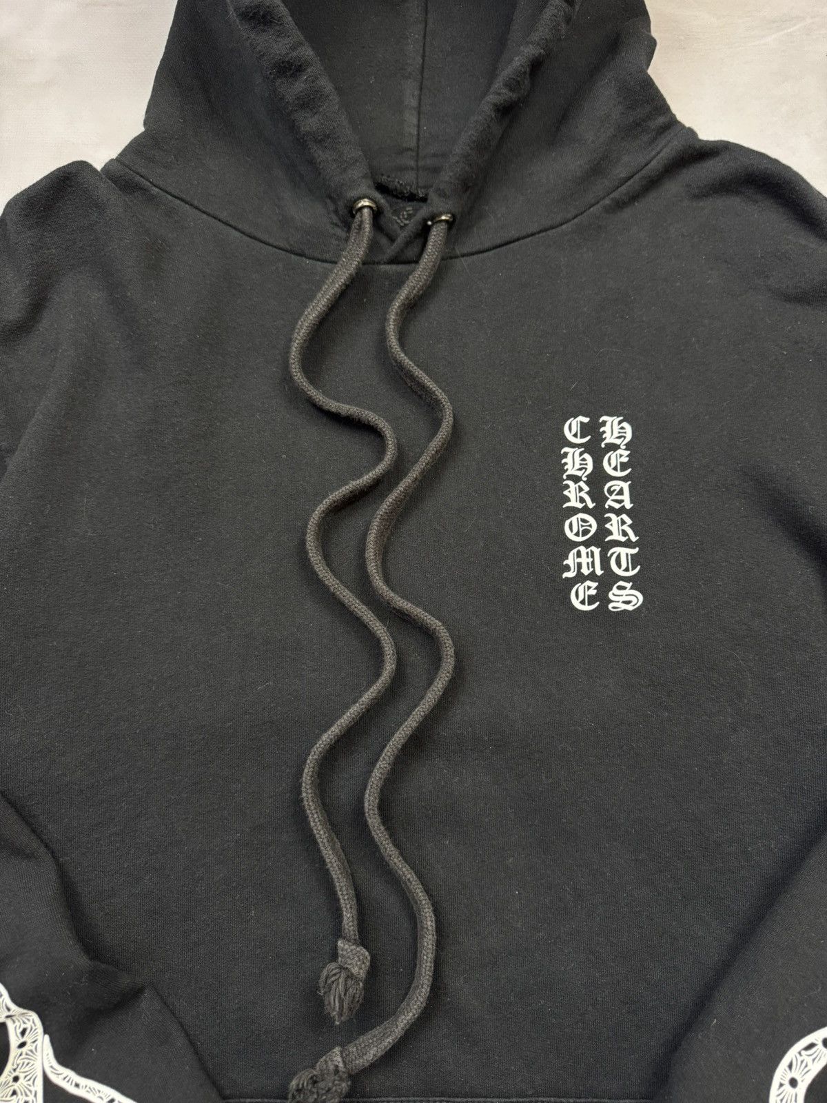 Chrome Hearts Chrome Hearts Flame Sleeve Hoodie(Black/L) Size US L / EU 52-54 / 3 - 7 Thumbnail