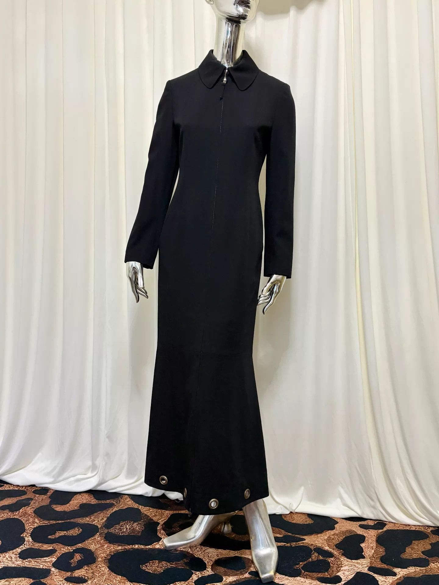 Jean Paul Gaultier JPG Vintage Rare Iron Ring Hollow Hem Dbl Zip Coat 40 Size S / US 4 / IT 40 - 1 Thumbnail