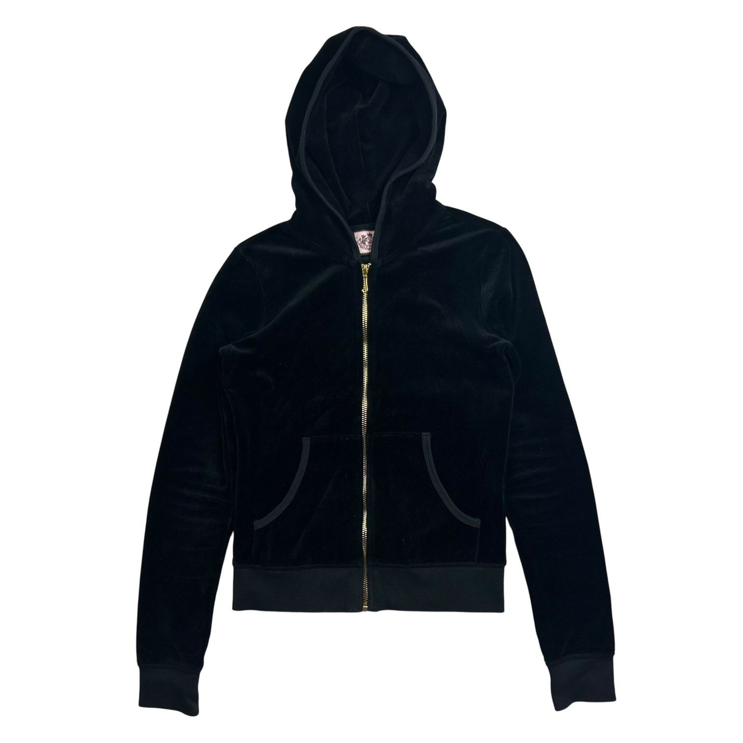 Juicy Couture × Vintage Juicy Couture Rhinestone Encrusted Velour Robertson Hoodie Size S / US 4 / IT 40 - 1 Thumbnail
