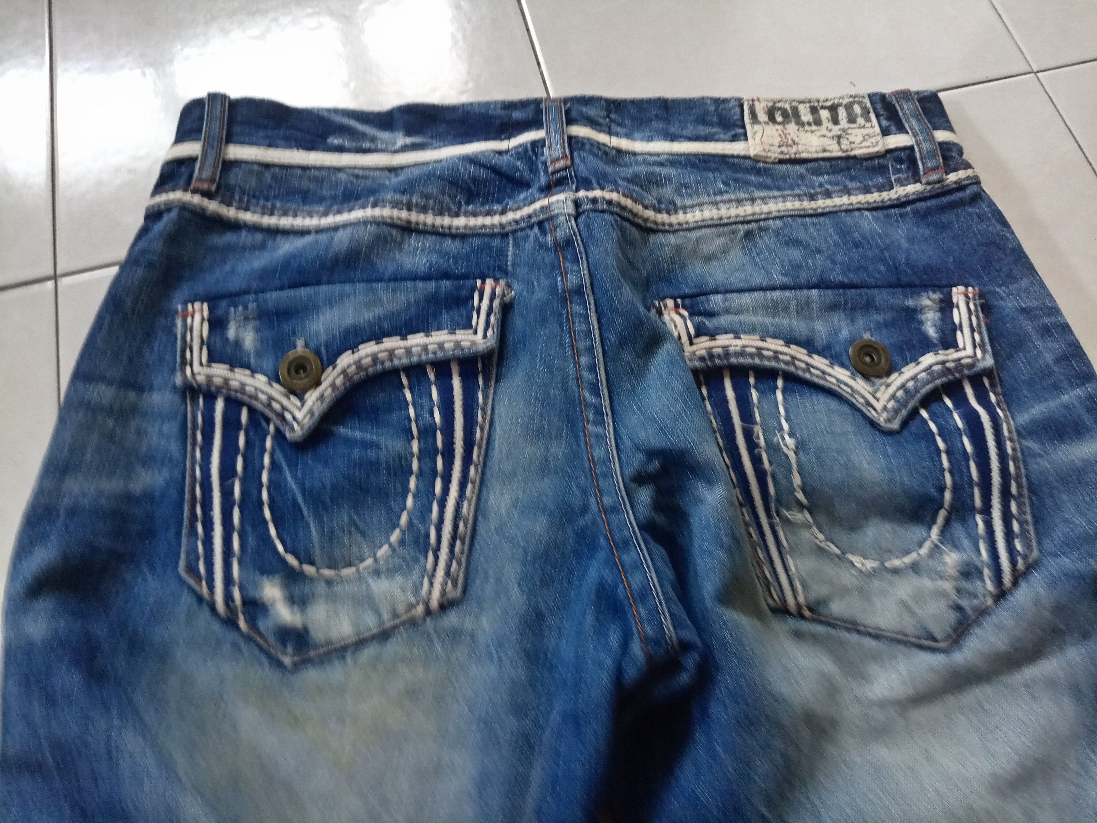 Lolita Jeans Lolita faded style jeans size 34/35 Size US 34 / EU 50 - 6 Thumbnail