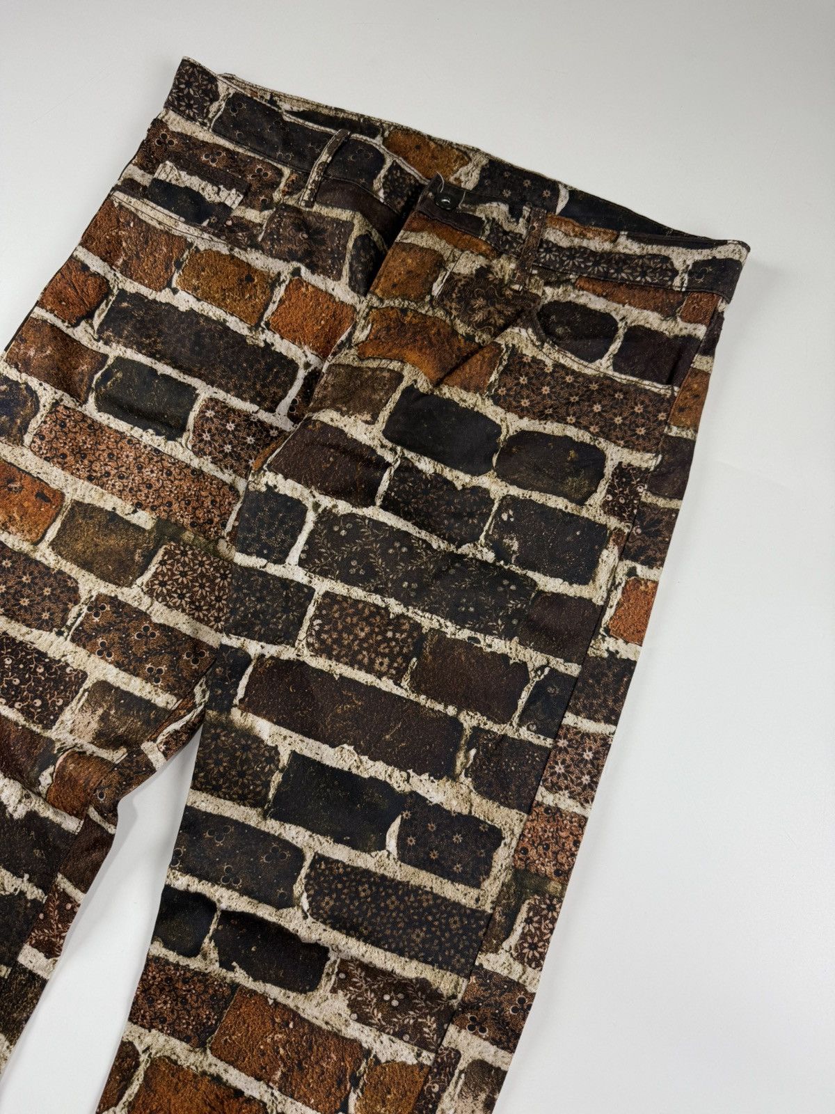 Jean Paul Gaultier Jean Paul Gaultier F/W’12 Brick Print Pants Size US 32 / EU 48 - 5 Thumbnail