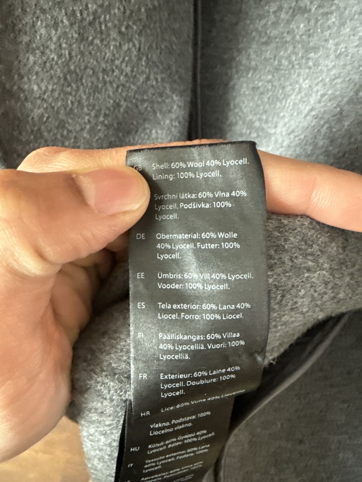Cos COS Single breasted Gray Relaxed Fit Coat Size US M / EU 48-50 / 2 - 3 Thumbnail