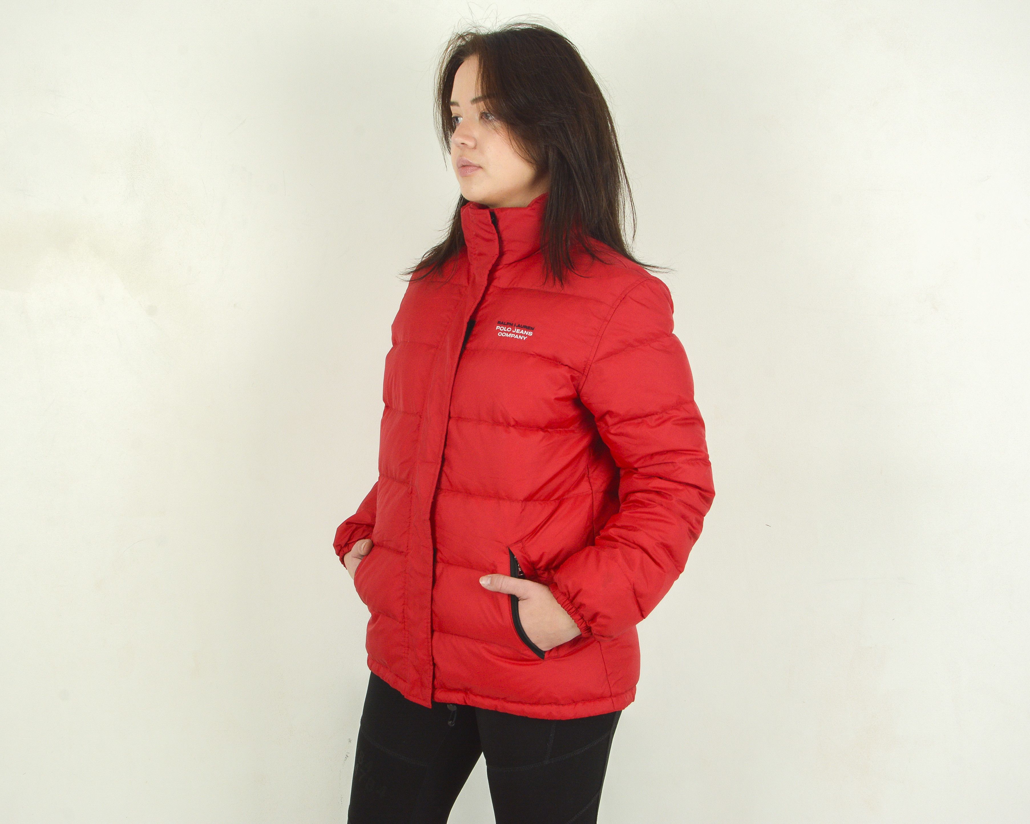 Polo Ralph Lauren × Ralph Lauren × Vintage Vintage y2k Polo jeans Women S Down Puffer Jacket Coat nylon Size S / US 4 / IT 40 - 2 Thumbnail