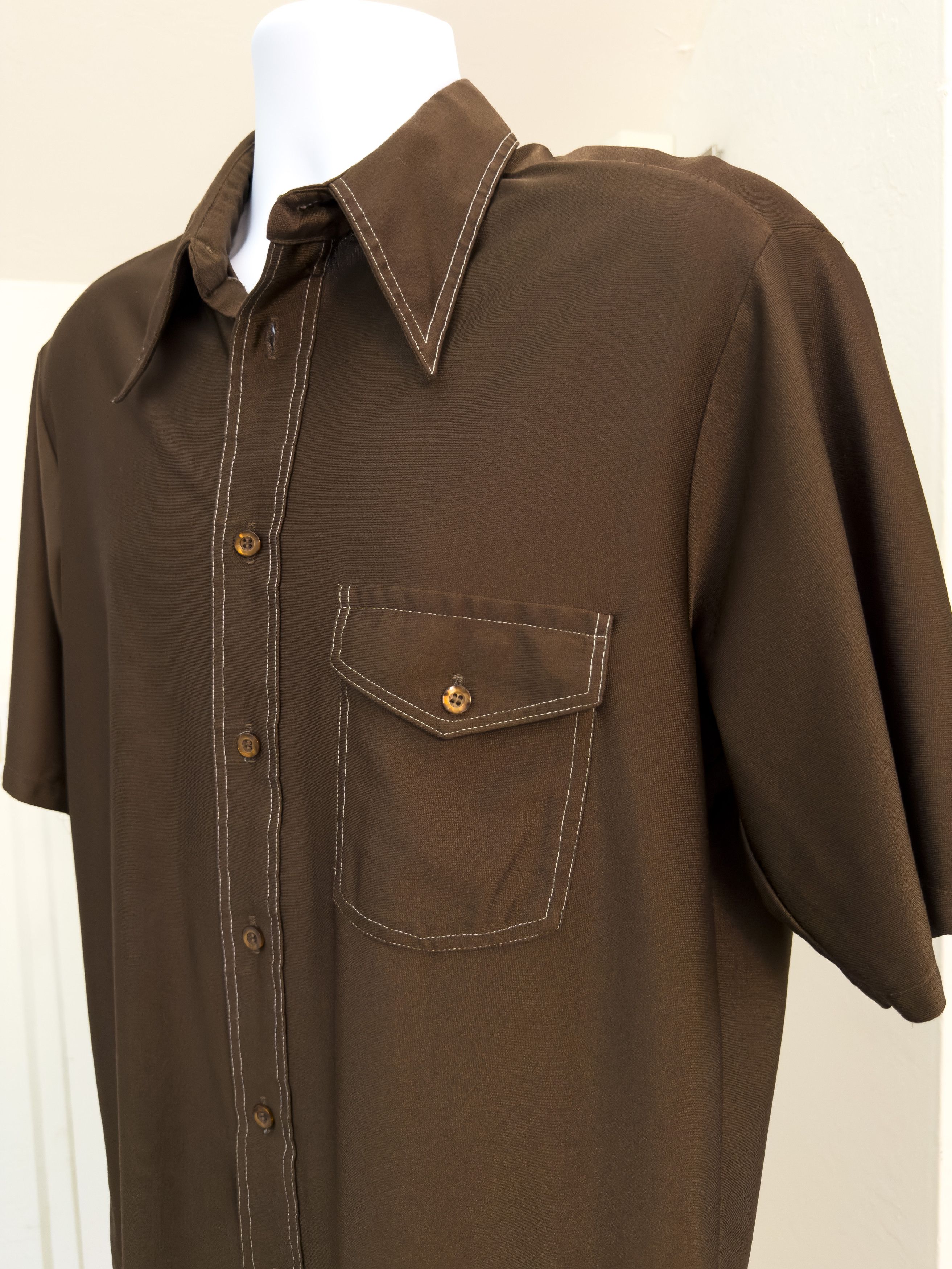 JCPenney Vintage JCPenney Button Up Shirt Contrast Stitching Size US L / EU 52-54 / 3 - 3 Thumbnail