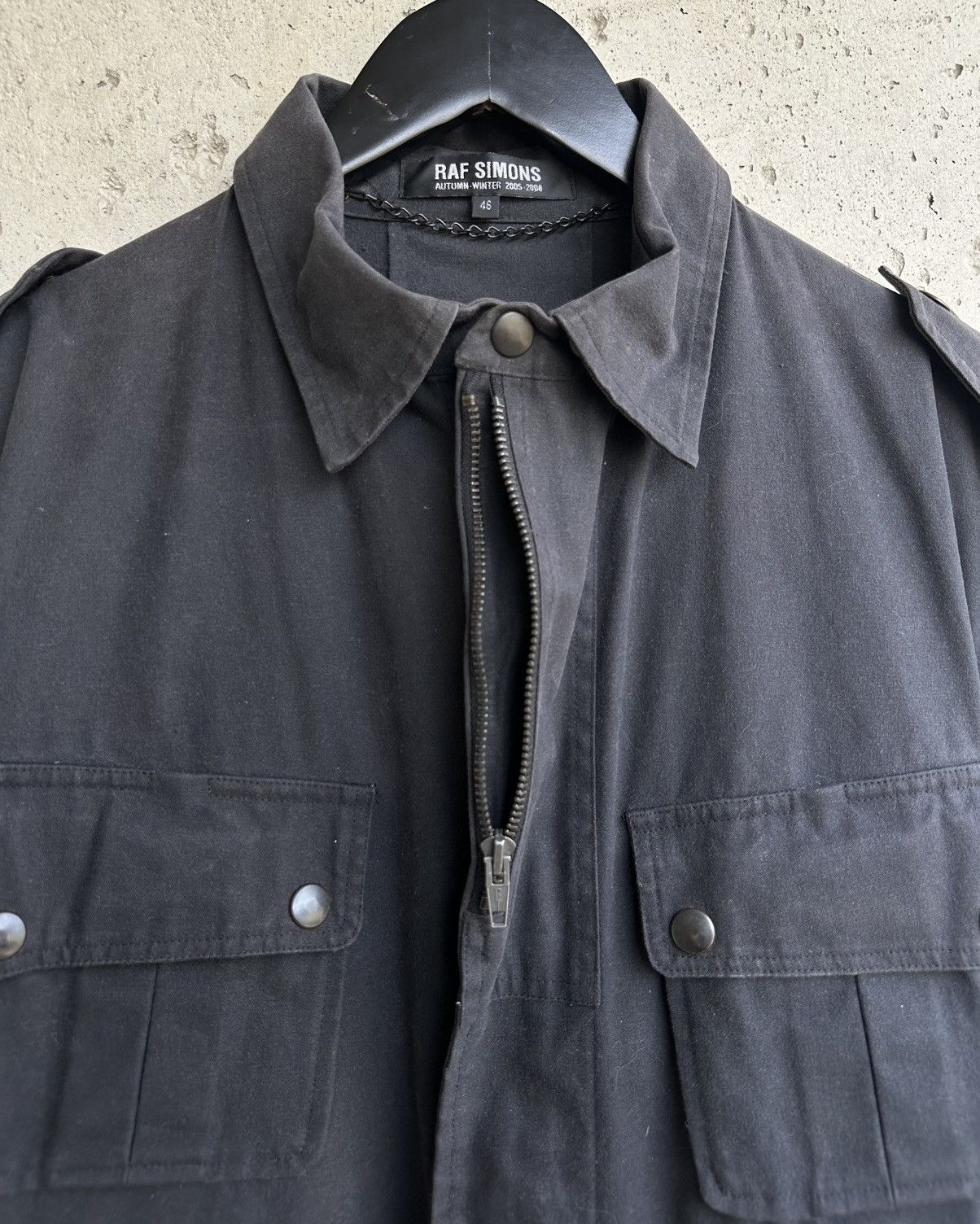 Raf Simons Runway AW2005-2006 ‘Belted’ Waxed M-65 Jacket Size US S / EU 44-46 / 1 - 5 Thumbnail