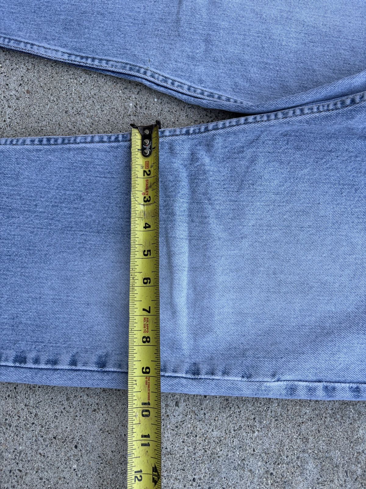 Vintage × Wrangler Vintage 1990 Wrangler Light Indigo Relaxed Fit Pants Size 34 Size US 34 / EU 50 - 4 Thumbnail