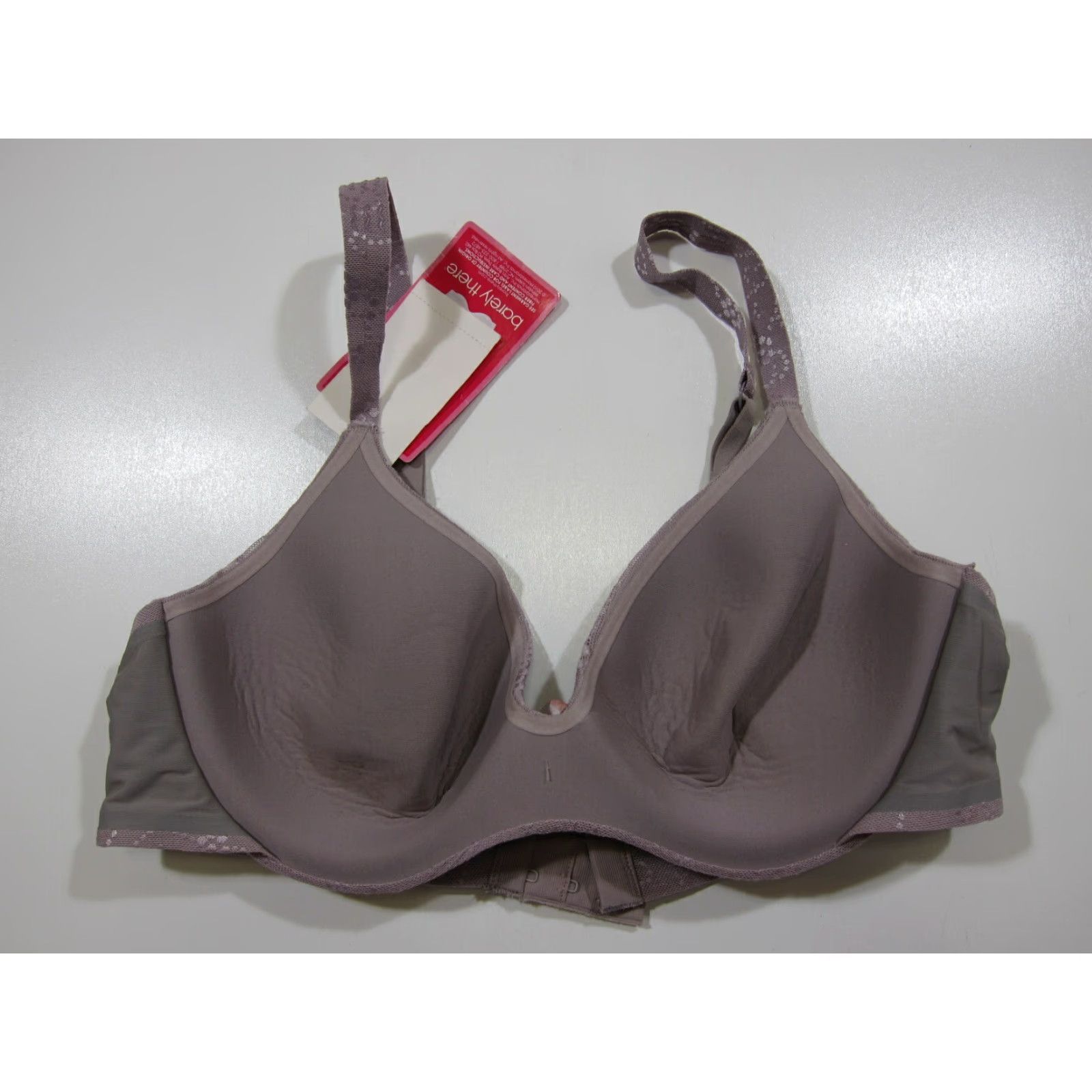 Vintage NWT Barely There No Slip Fit Purple Padded Molded Underwire Fuller Coverage 34C Size ONE SIZE - 7 Thumbnail