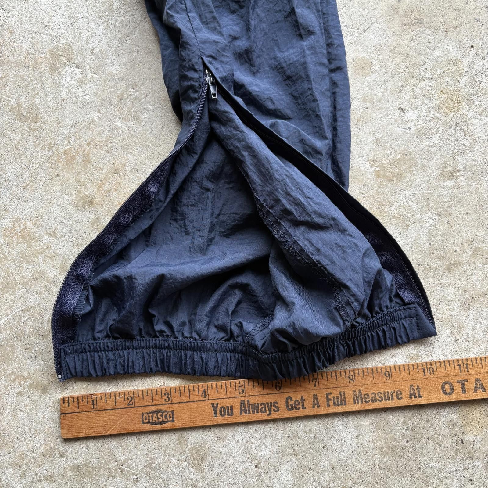 Reebok × Vintage Vintage Y2K Reebok Baggy Wide Leg Grunge Navy Track Pants Size US 30 / EU 46 - 5 Thumbnail