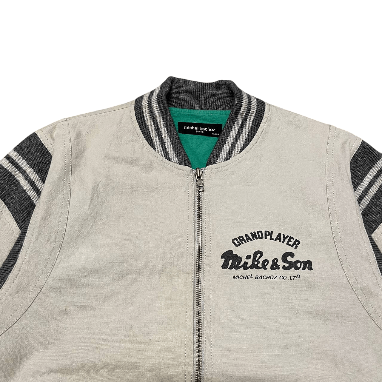 Japanese Brand Vintage Michel Bachoz Paris Mike & Son Bomber Jacket Size US S / EU 44-46 / 1 - 4 Thumbnail