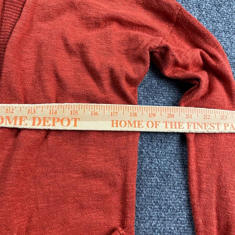 Madewell Madewell Cardigan Women's Small Orange Knit Casual S Size S / US 4 / IT 40 - 3 Thumbnail