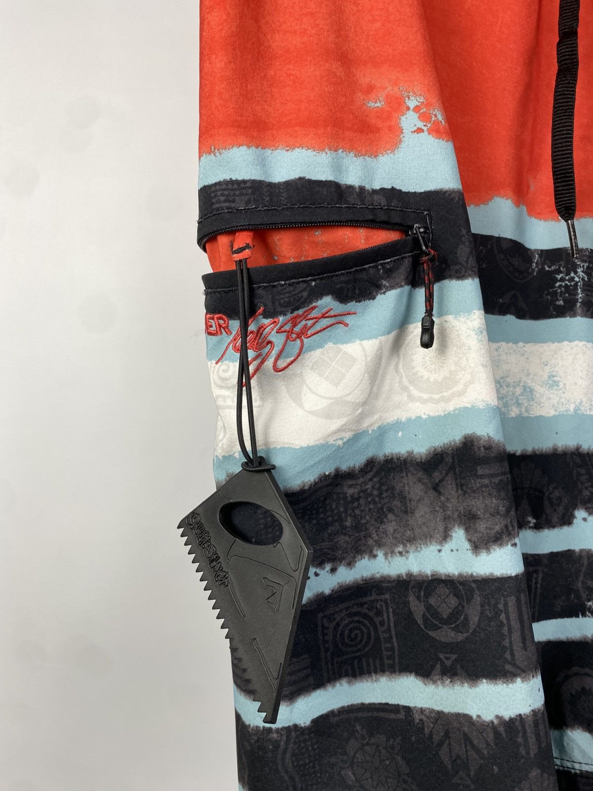 Quicksilver × Quiksilver × Vintage Rare Vintage Quiksilver Logo Nylon Shorts Y2K Size US 33 - 5 Thumbnail