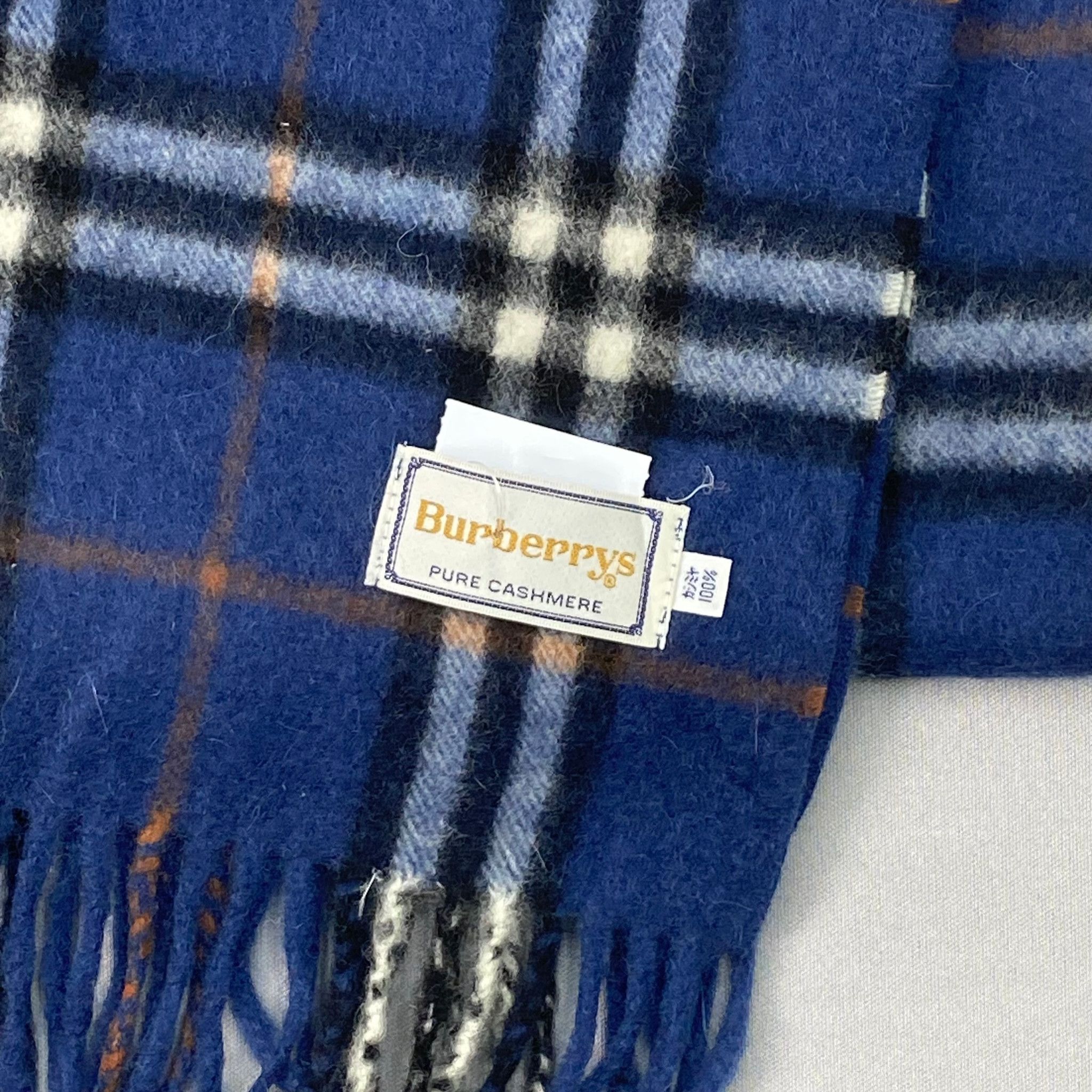 Burberry Vintage Burberry Scarf Muffler Wool Cashmere Check Scarves Size ONE SIZE - 4 Thumbnail
