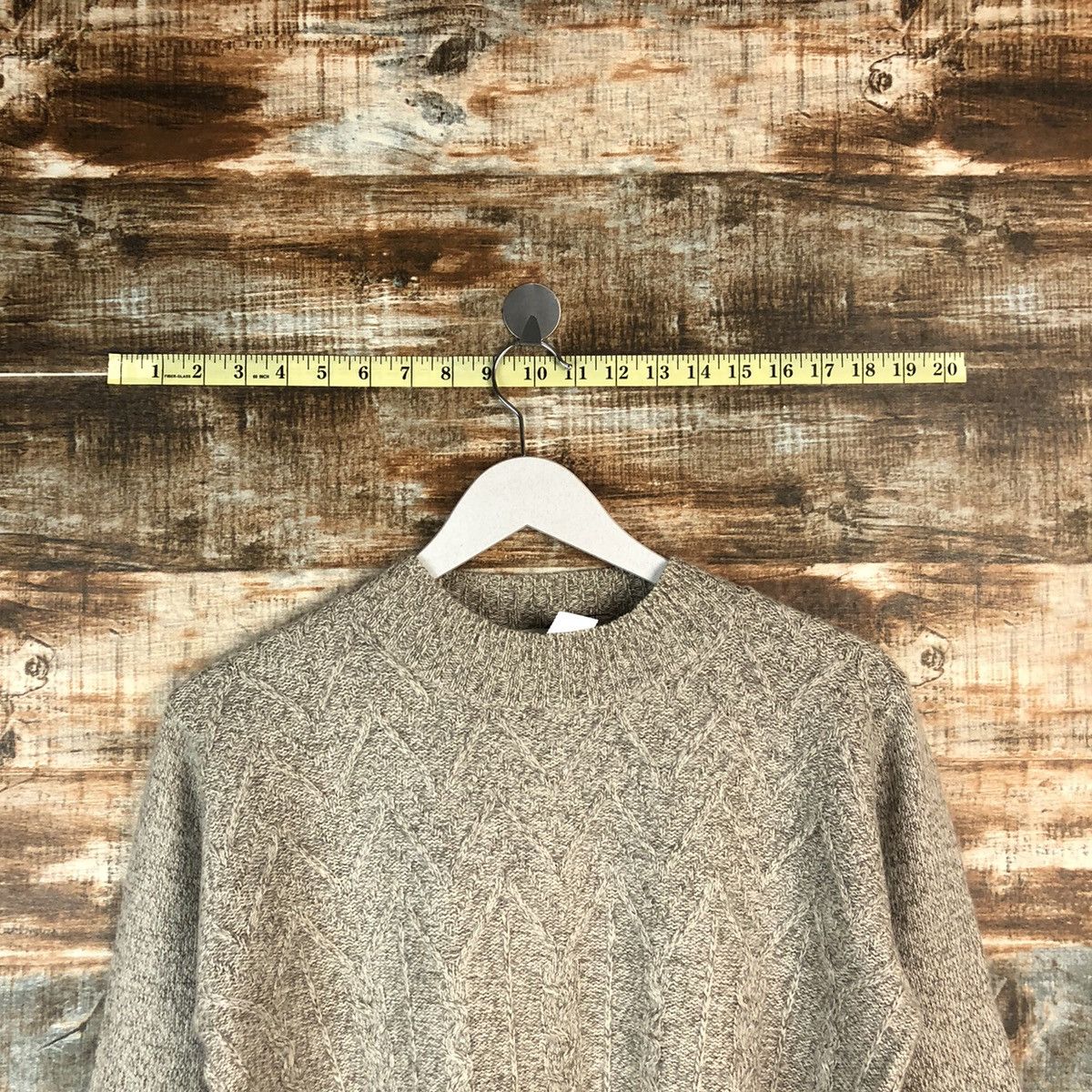 Homespun Knitwear × Japanese Brand Lya Bacot japan vintage Grey Knitwear #A1737 Size S / US 4 / IT 40 - 4 Thumbnail