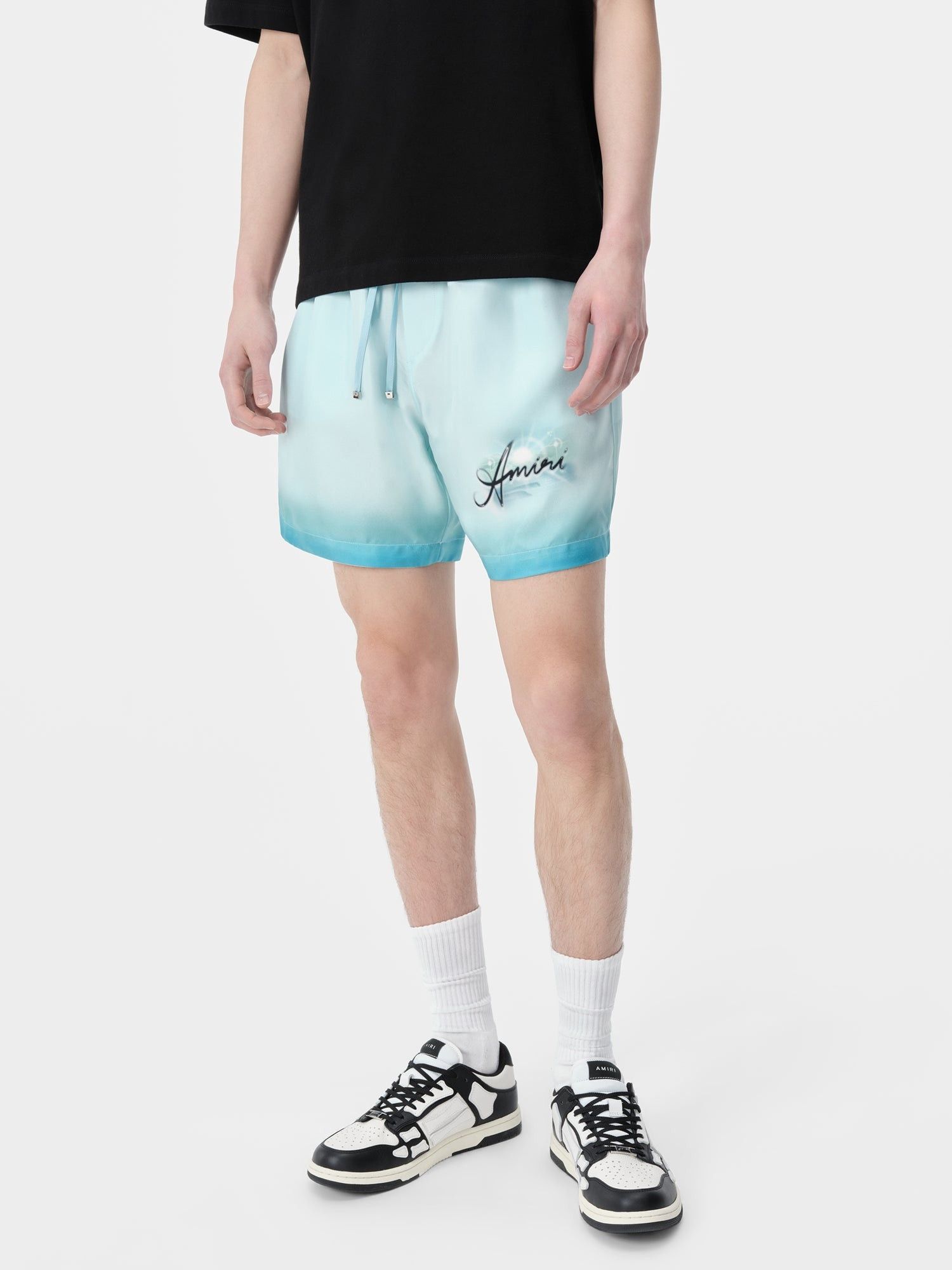 Amiri o1s1wg110625 Resort Club Short in Blue Size US 32 / EU 48 - 3 Thumbnail