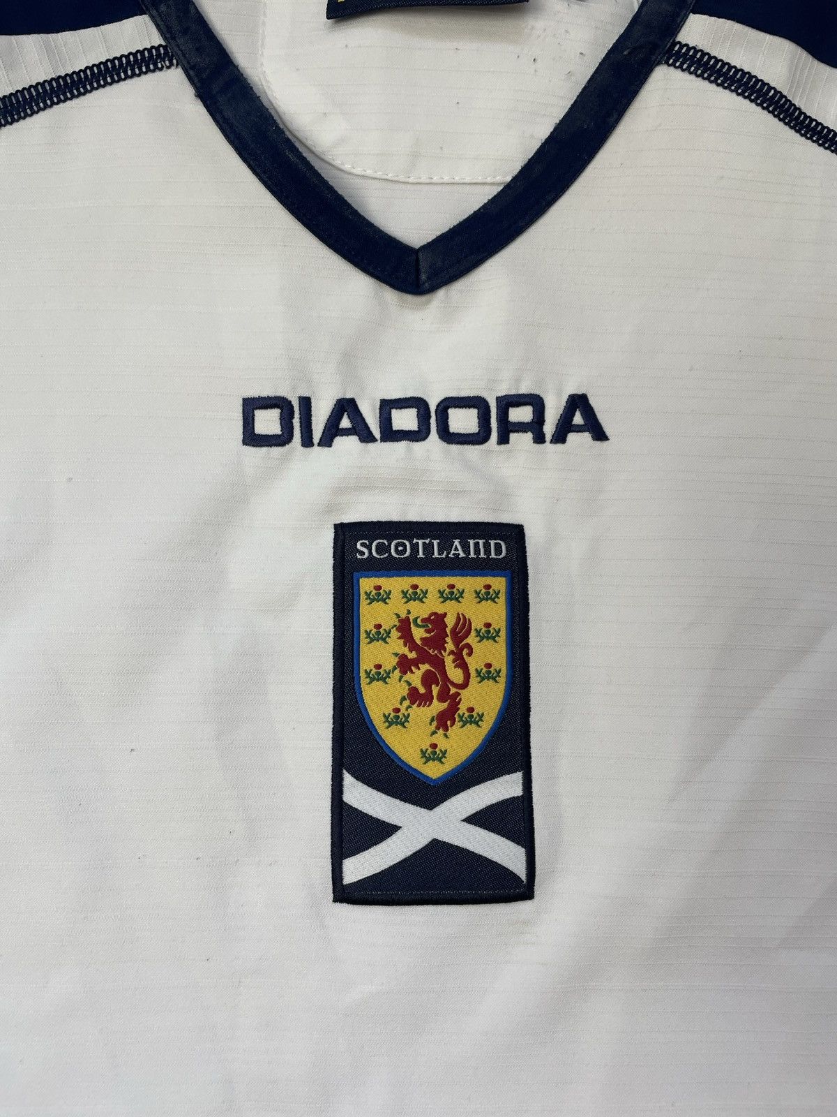Diadora Scotland Away football shirt 2003 - 2005 rare diadora jersey Size US L / EU 52-54 / 3 - 4 Thumbnail