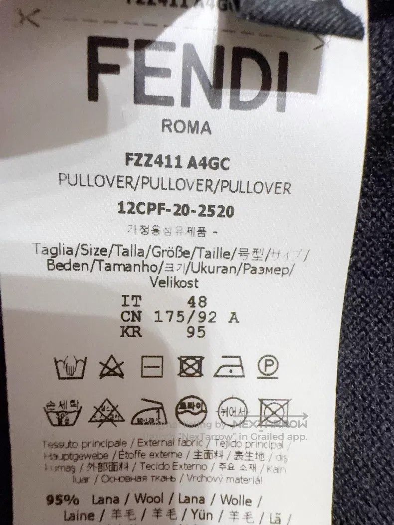 Fendi Fendi Black Knit Sweater Size US M / EU 48-50 / 2 - 6 Thumbnail