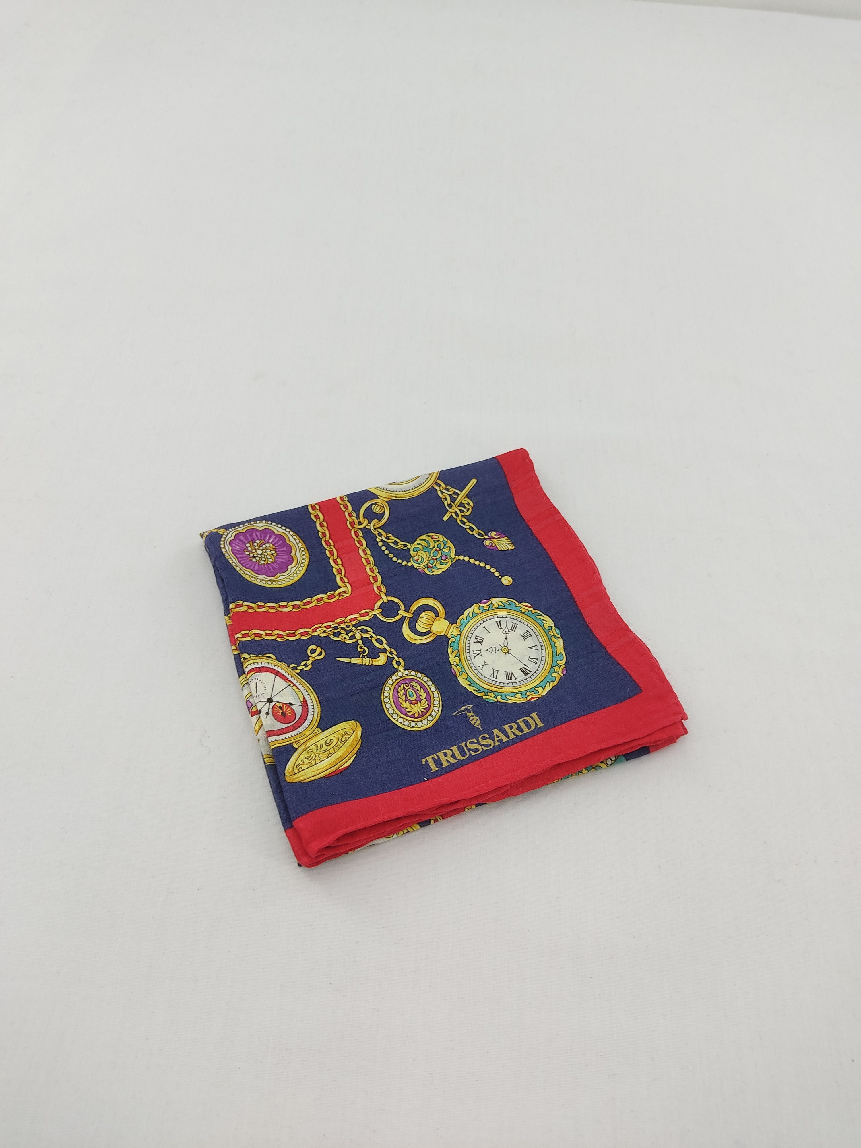 Designer × Trussardi × Vintage Trussardi Handkerchief / Neckwear / Bandana Size ONE SIZE - 2 Thumbnail