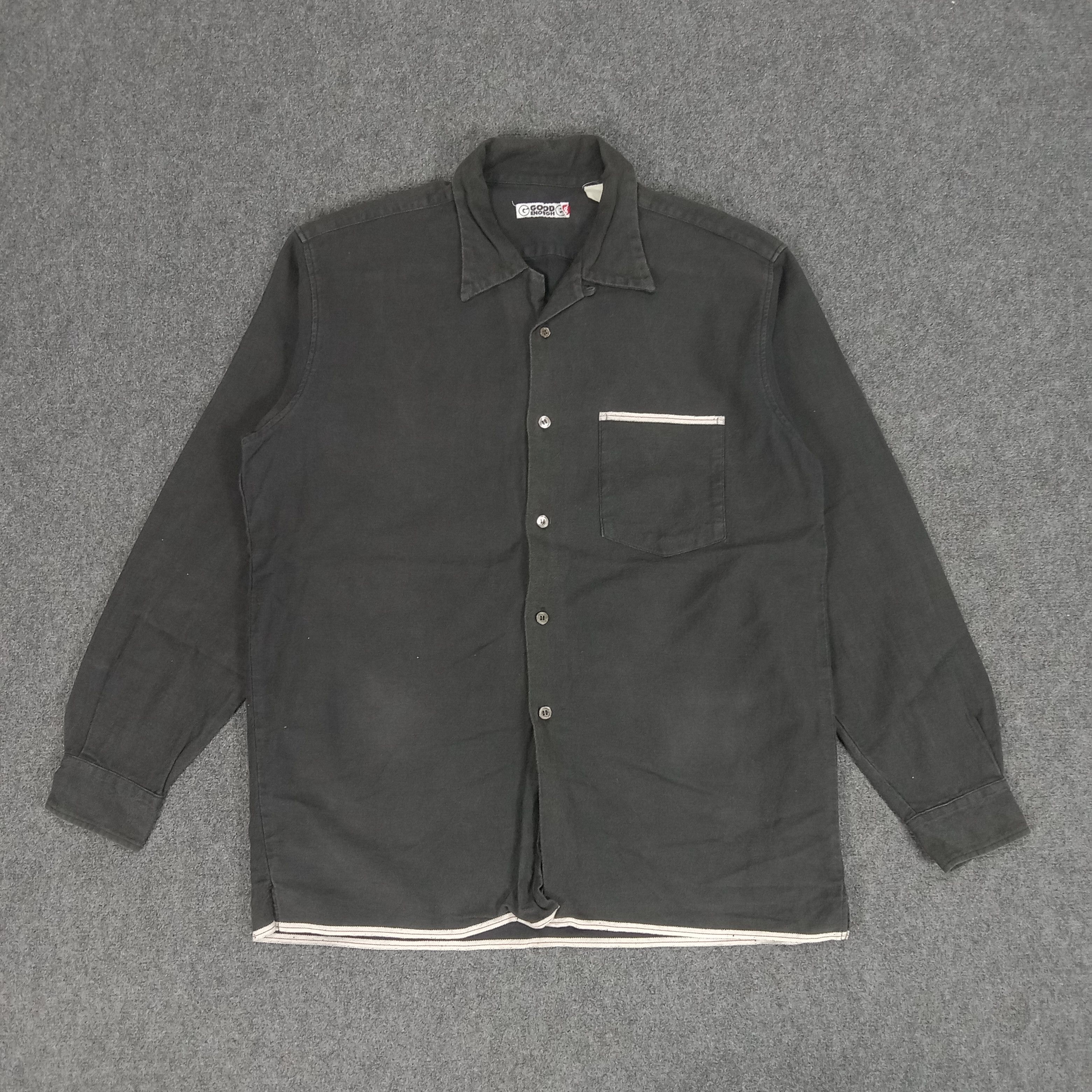 Good Enough × Vintage Good Enough Japanese Brand Shirt Button Up Size US XL / EU 56 / 4 - 1 Thumbnail