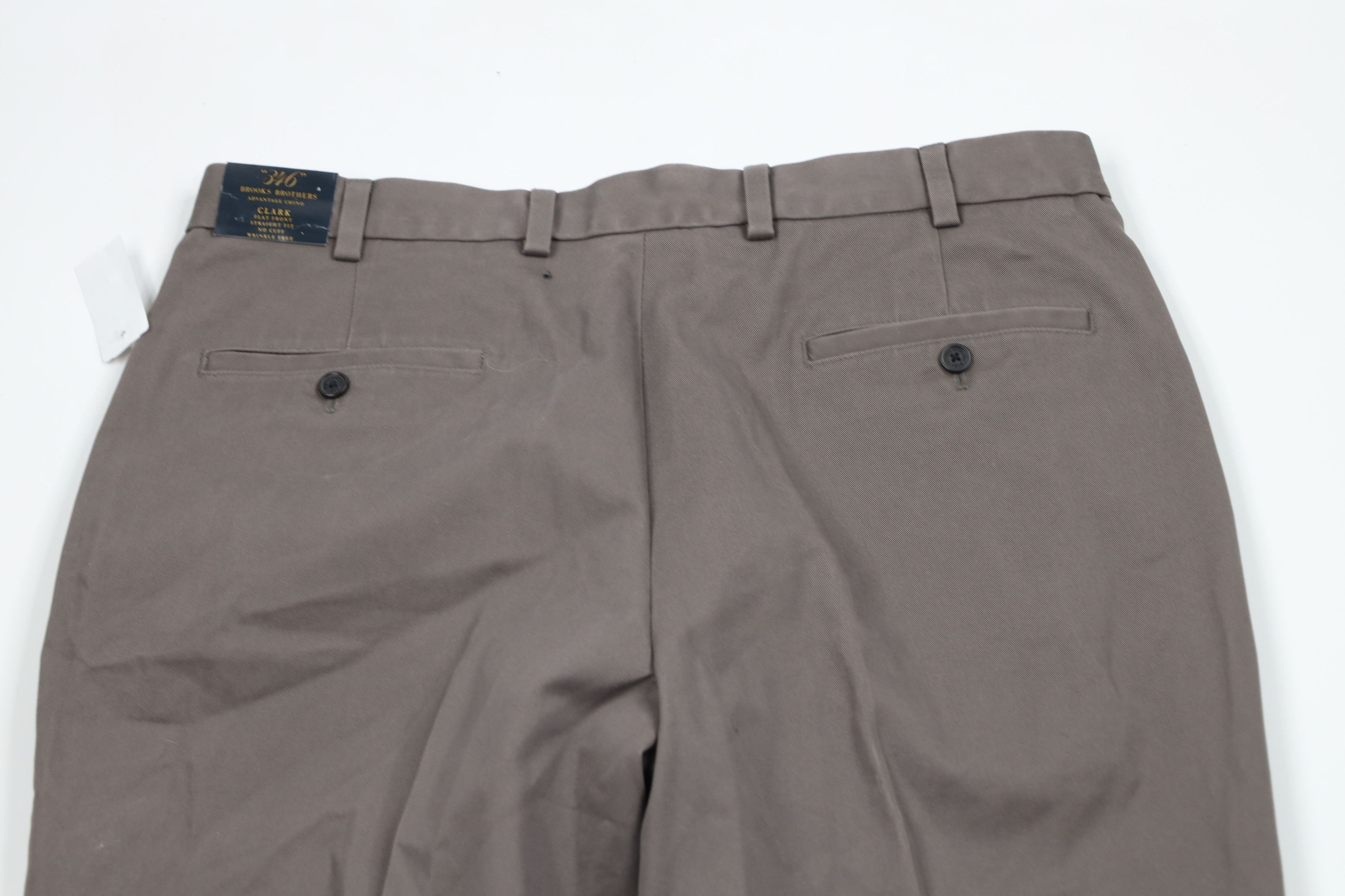 Brooks Brothers × Vintage Deadstock Vintage Brooks Brothers Advantage Chino Pants Gray Size US 37 - 9 Thumbnail