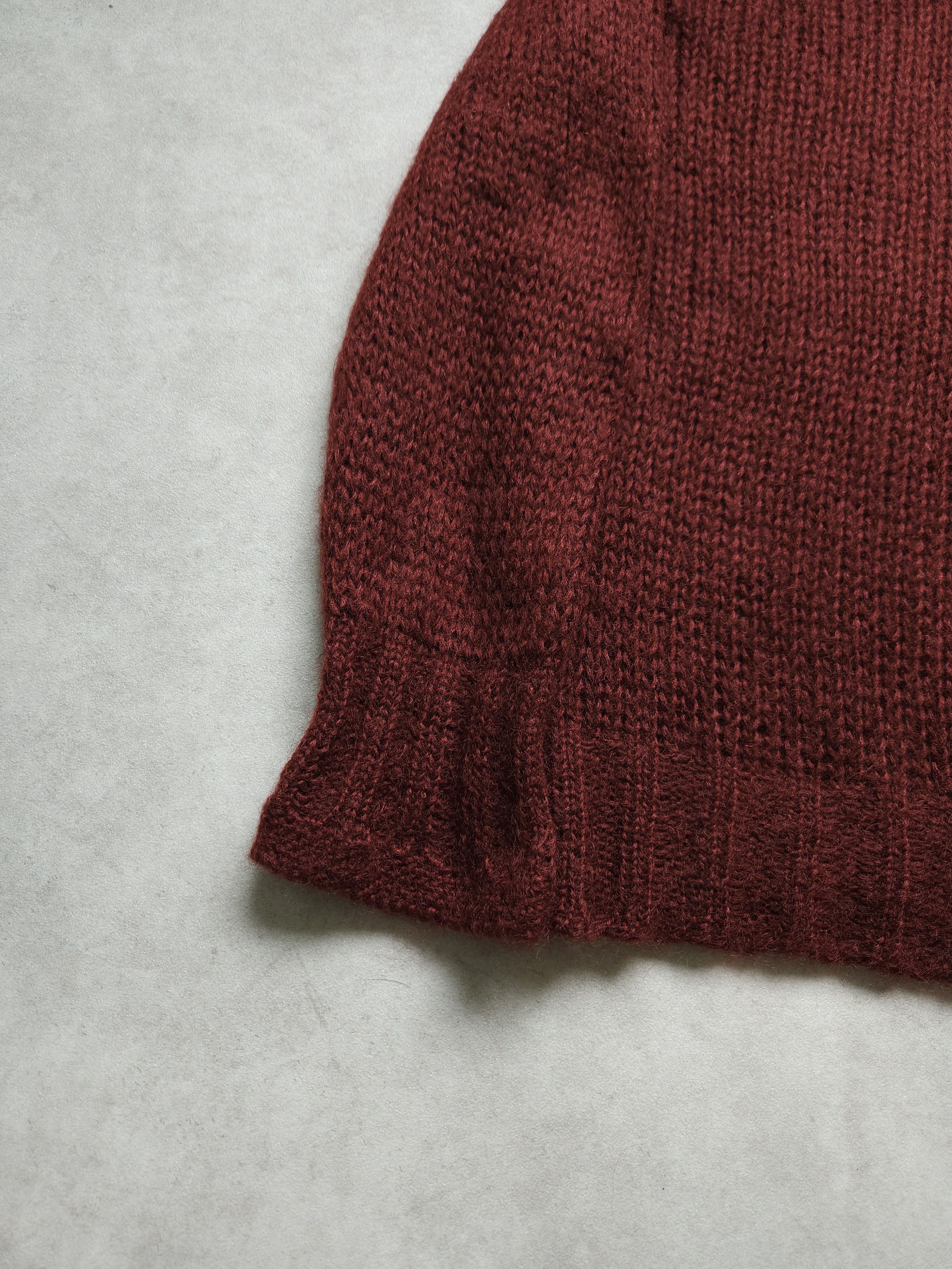 Prada Prada mohair knit in burgundy Size US M / EU 48-50 / 2 - 4 Thumbnail