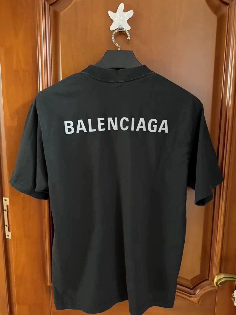Balenciaga Balenciaga Reflective logo short sleeve Size US XXS / EU 40 - 2 Thumbnail