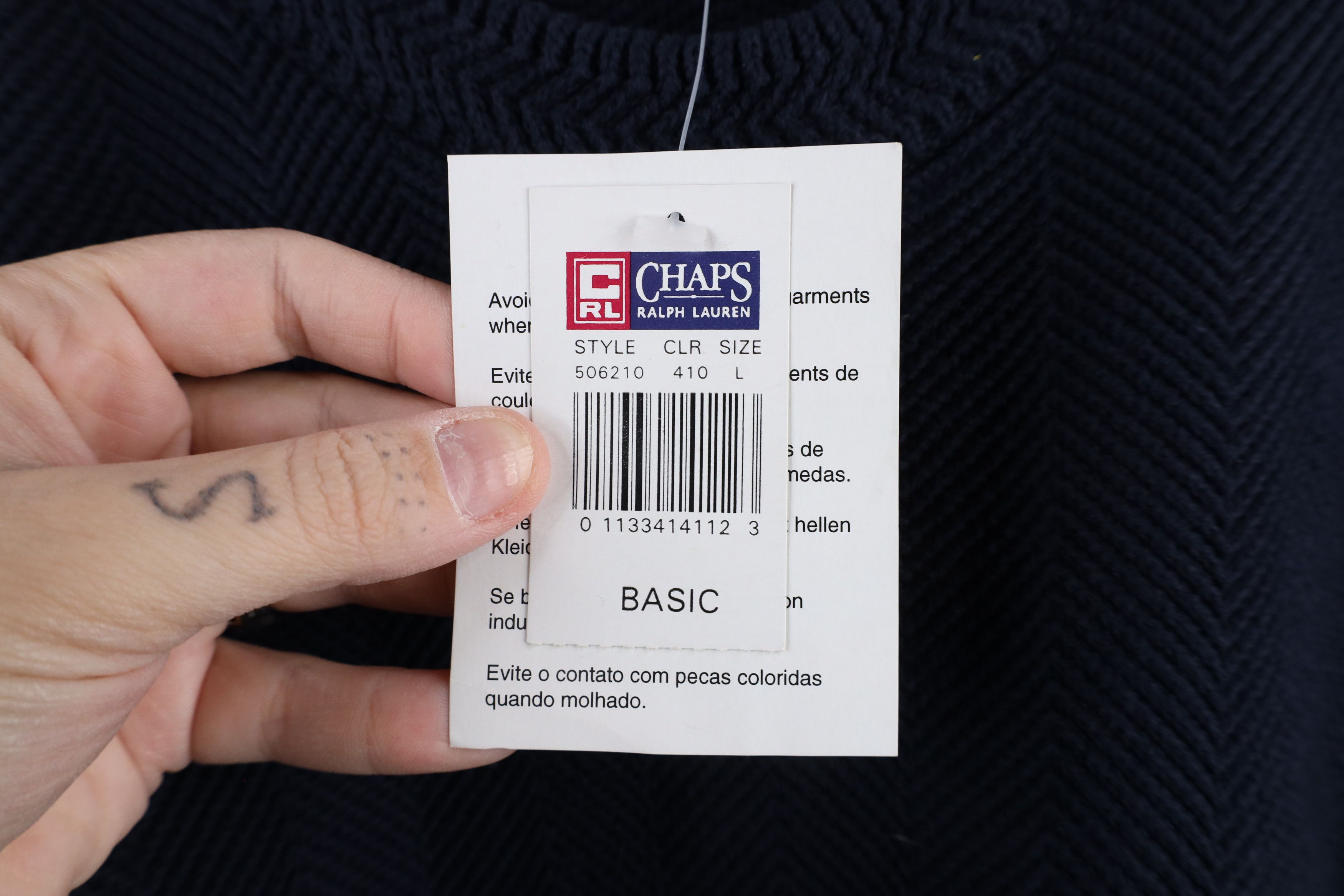 Ralph Lauren × Vintage Deadstock Vintage 90s Chaps Ralph Lauren Knit Sweater Size US L / EU 52-54 / 3 - 5 Thumbnail