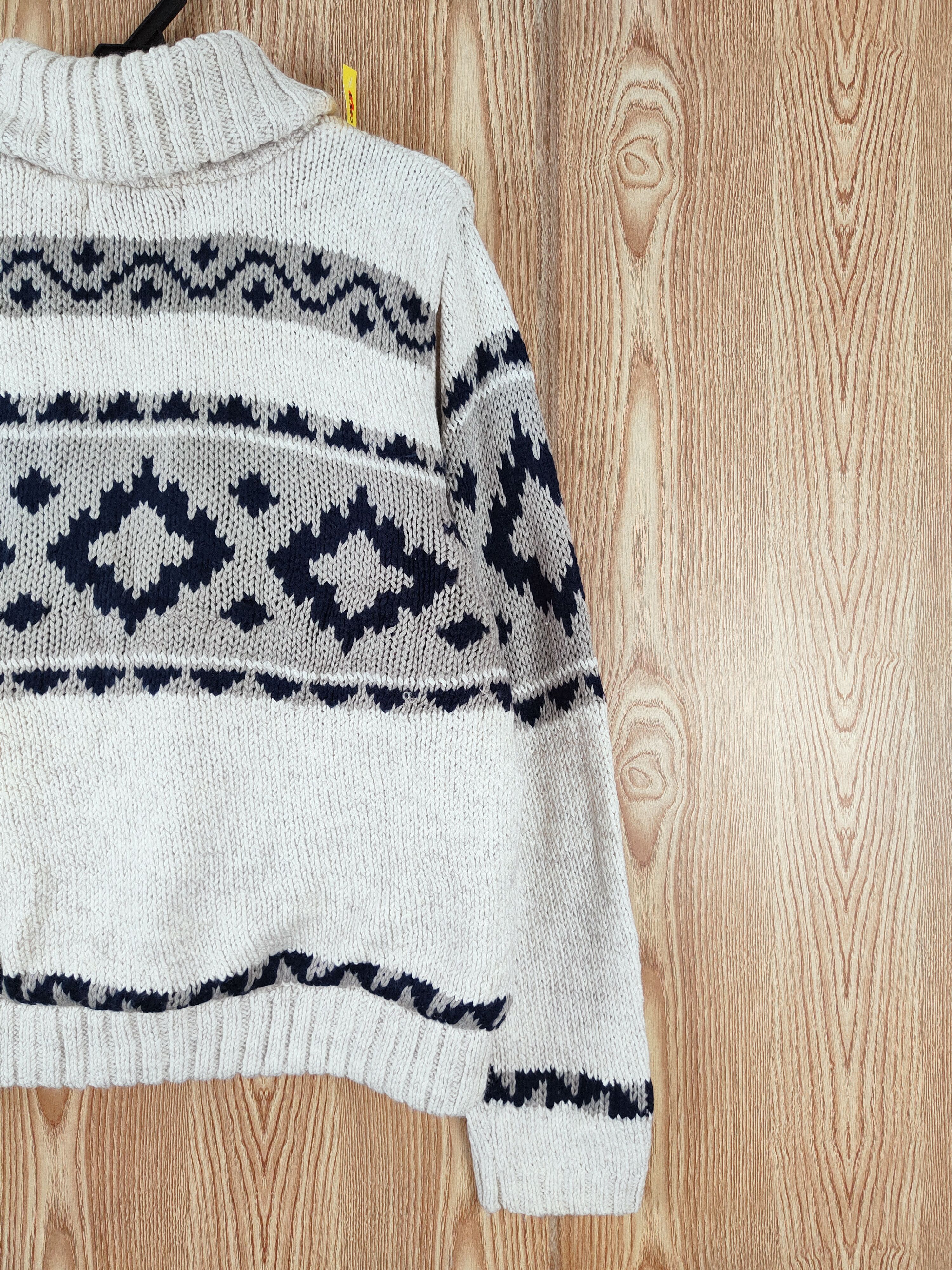 Japanese Brand Strange Heaven Cream Knitwear Cardigan #W425 Size US L / EU 52-54 / 3 - 10 Thumbnail