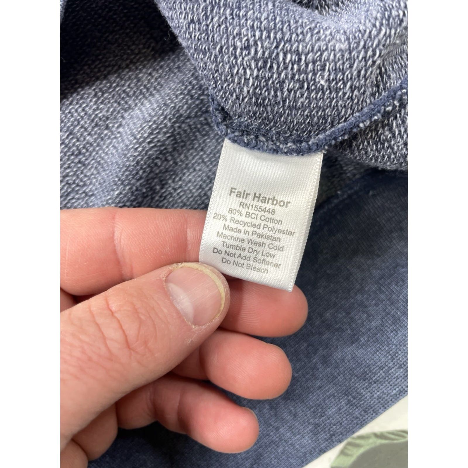 Vintage Fair Harbor Sweatshirt Crew Neck Indigo Blue Mens Small Pullover Knit Breathable Logo Vintage No Size US S / EU 44-46 / 1 - 7 Thumbnail