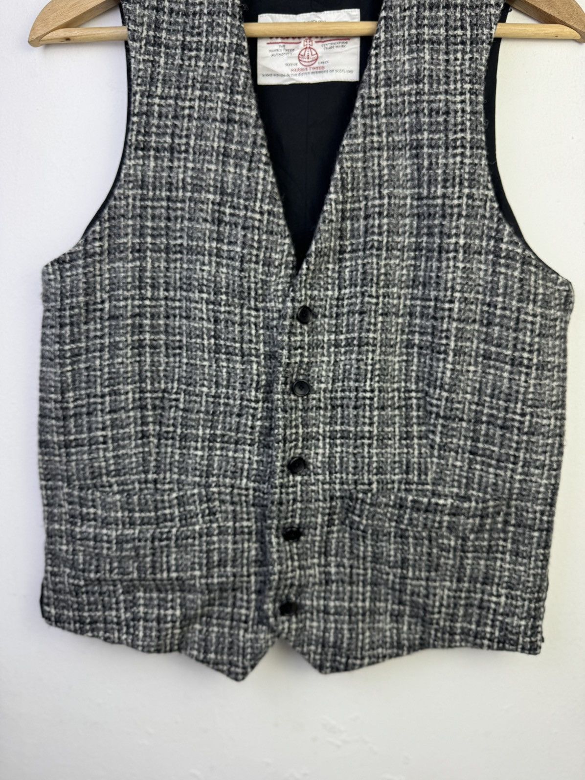 Harris Tweed Belesto for Edifice Harris Tweed wool vest Size US M / EU 48-50 / 2 - 5 Thumbnail