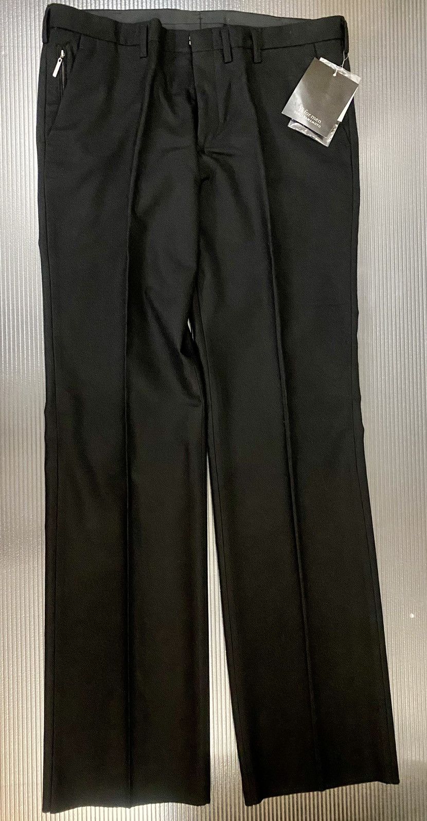 Y's for Men Y’s 🇯🇵 for men Yohji Yamamoto Nero felt wool slacks 4 NWT Size US 38 / EU 54 - 1 Thumbnail