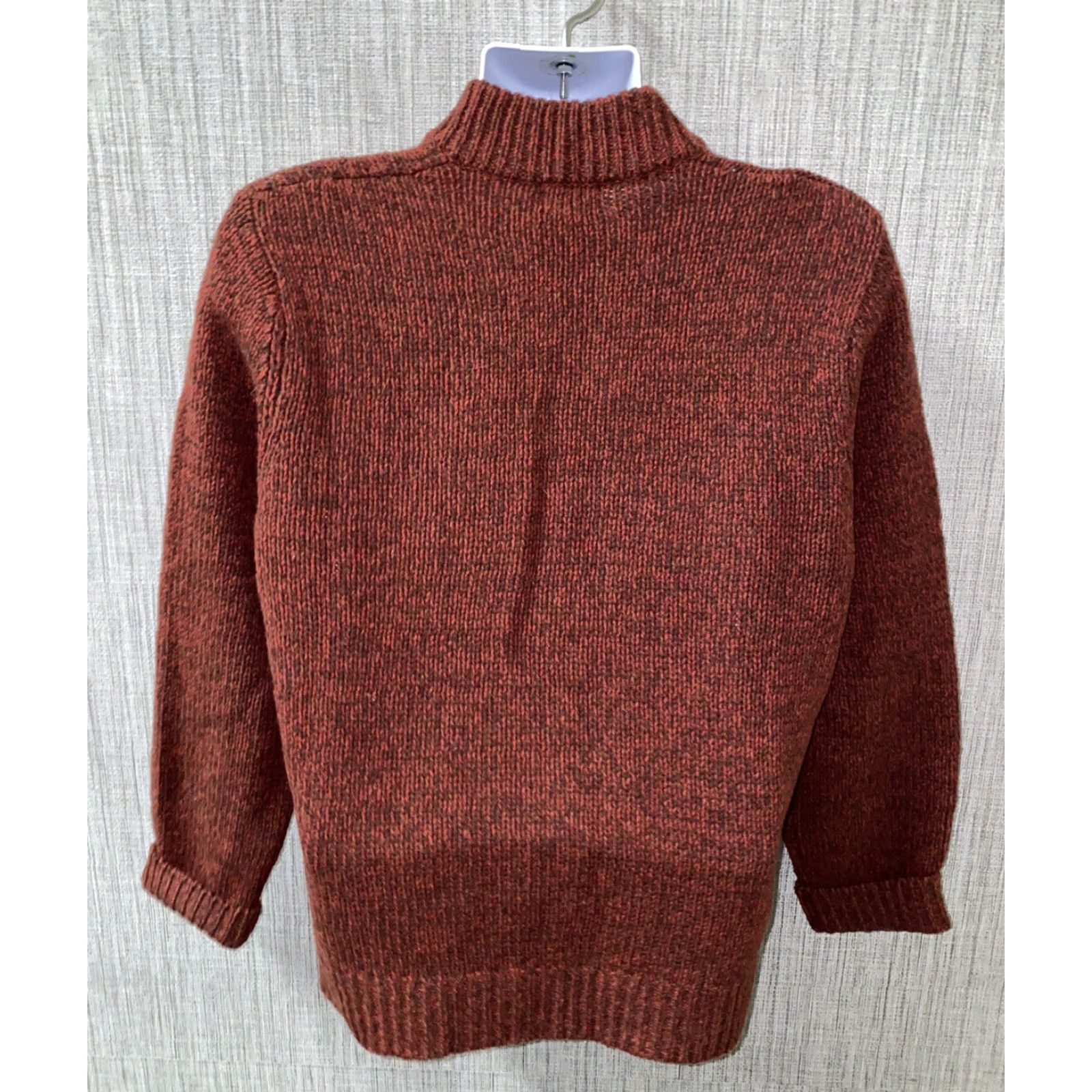 Vintage LL Bean Sweater Shirt 1/2 Button Up Lambswool Mens Size L Brown Size US L / EU 52-54 / 3 - 5 Thumbnail