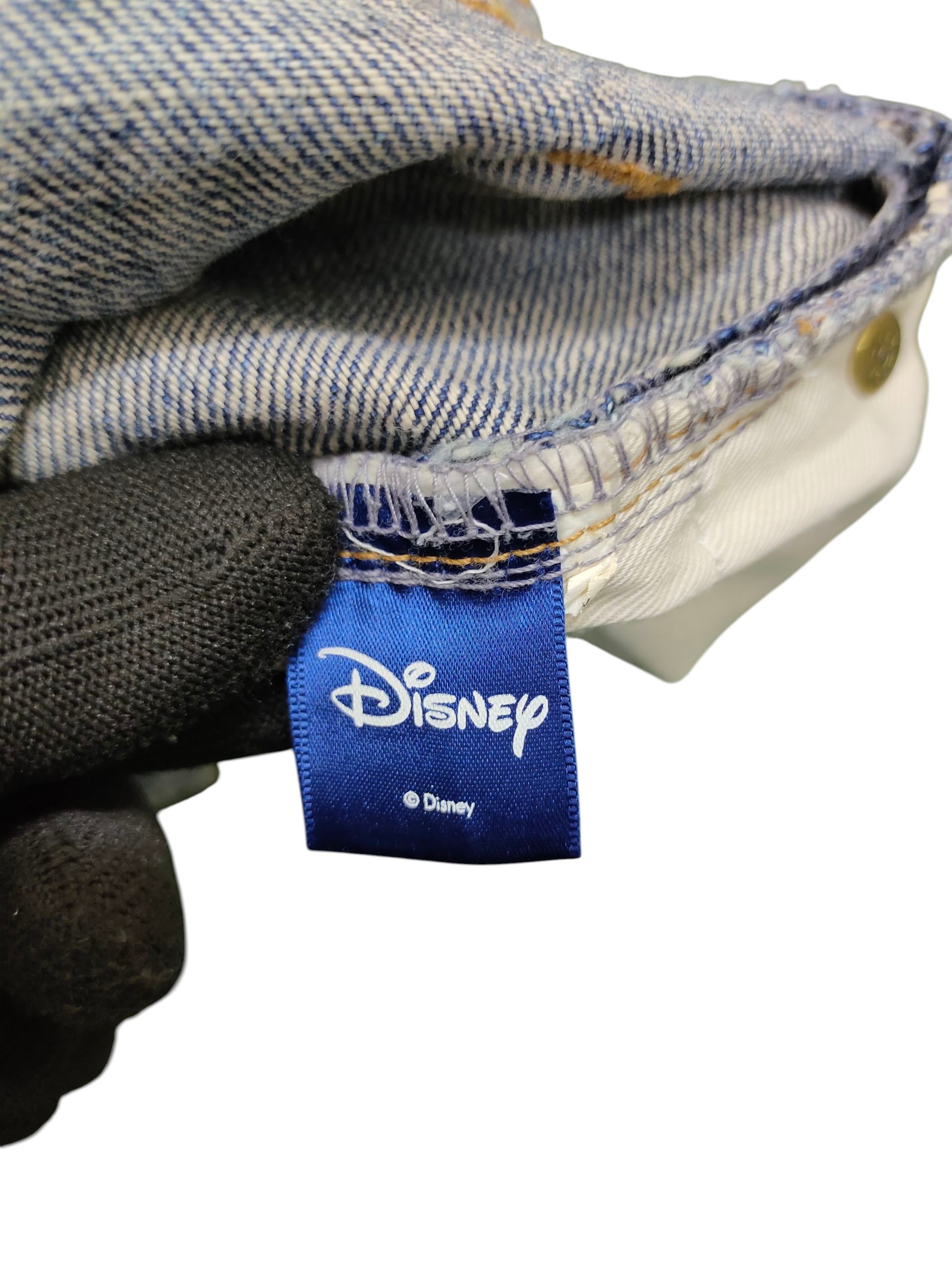 Mickey Mouse Vintage 90s Mickey Mouse Patchwork Clawmark Distress Jeans Size US 32 / EU 48 - 11 Thumbnail