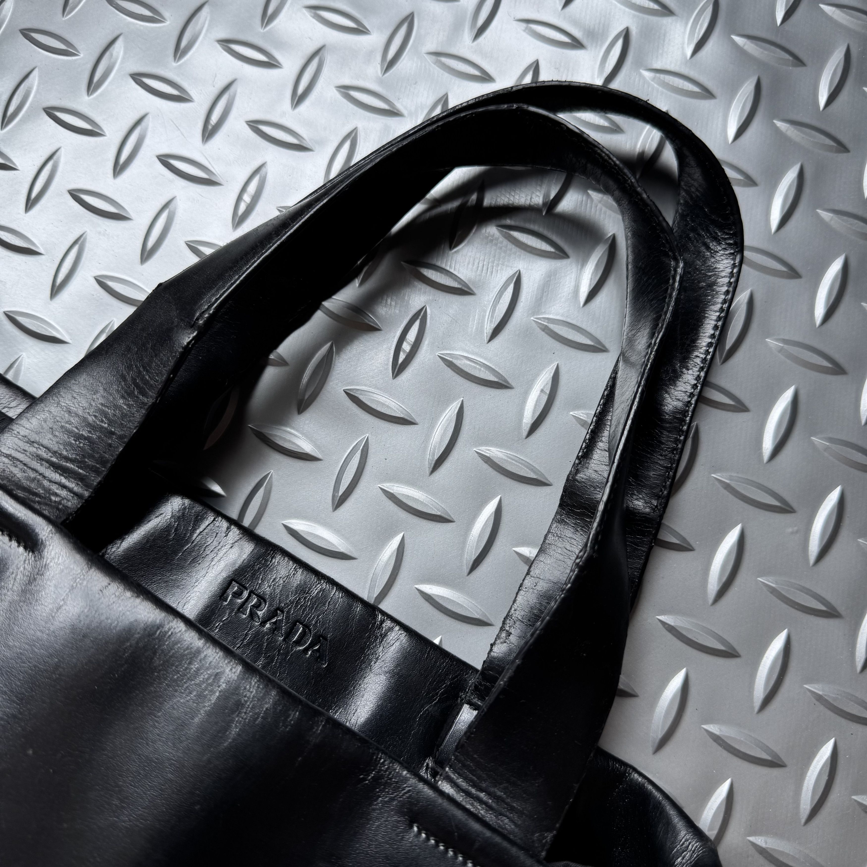 Prada Vintage Prada Nylon Tote Bag Size ONE SIZE - 4 Thumbnail