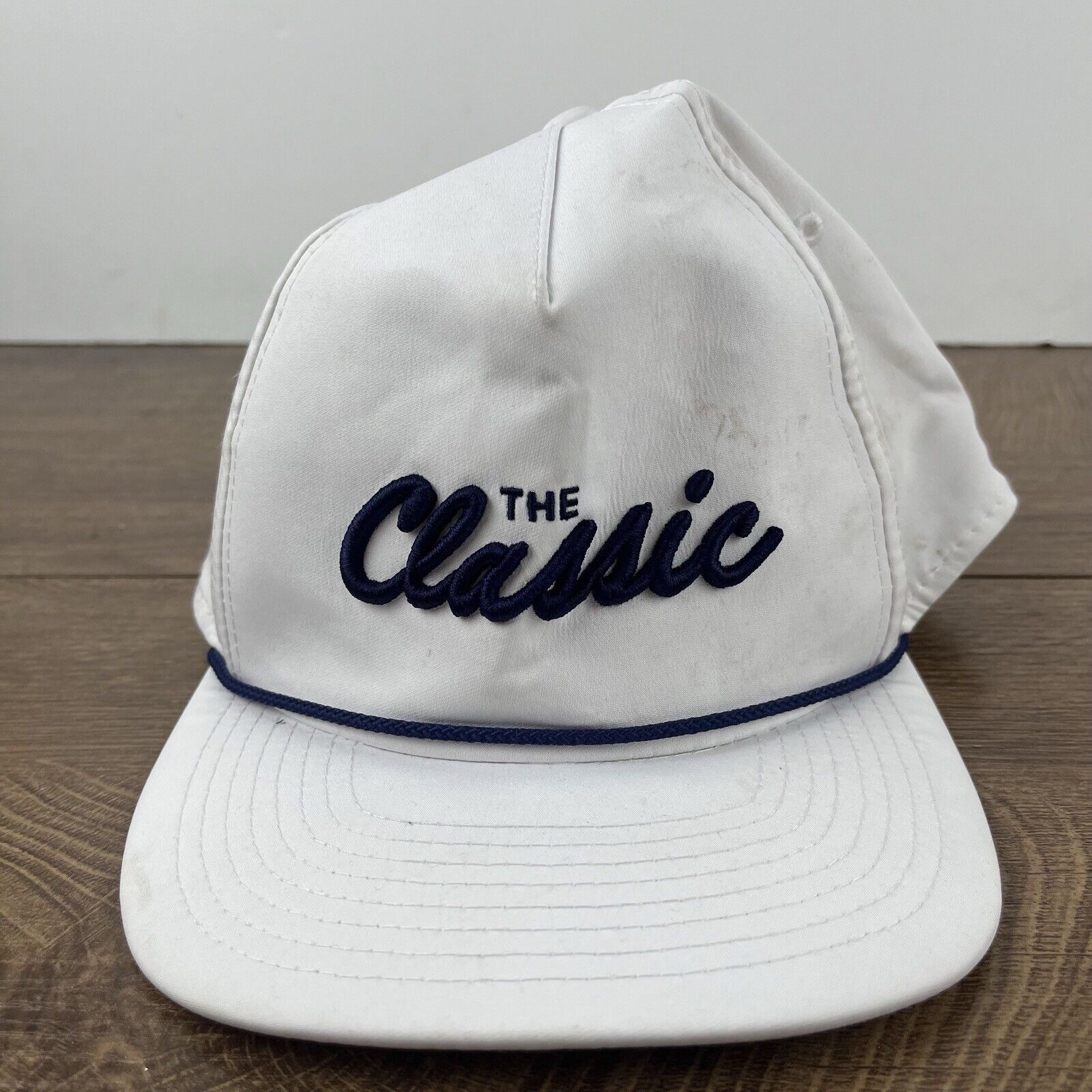Other The Classic Hat Classic Snapback Hat White Adjustable Hat Ad Size ONE SIZE - 7 Thumbnail