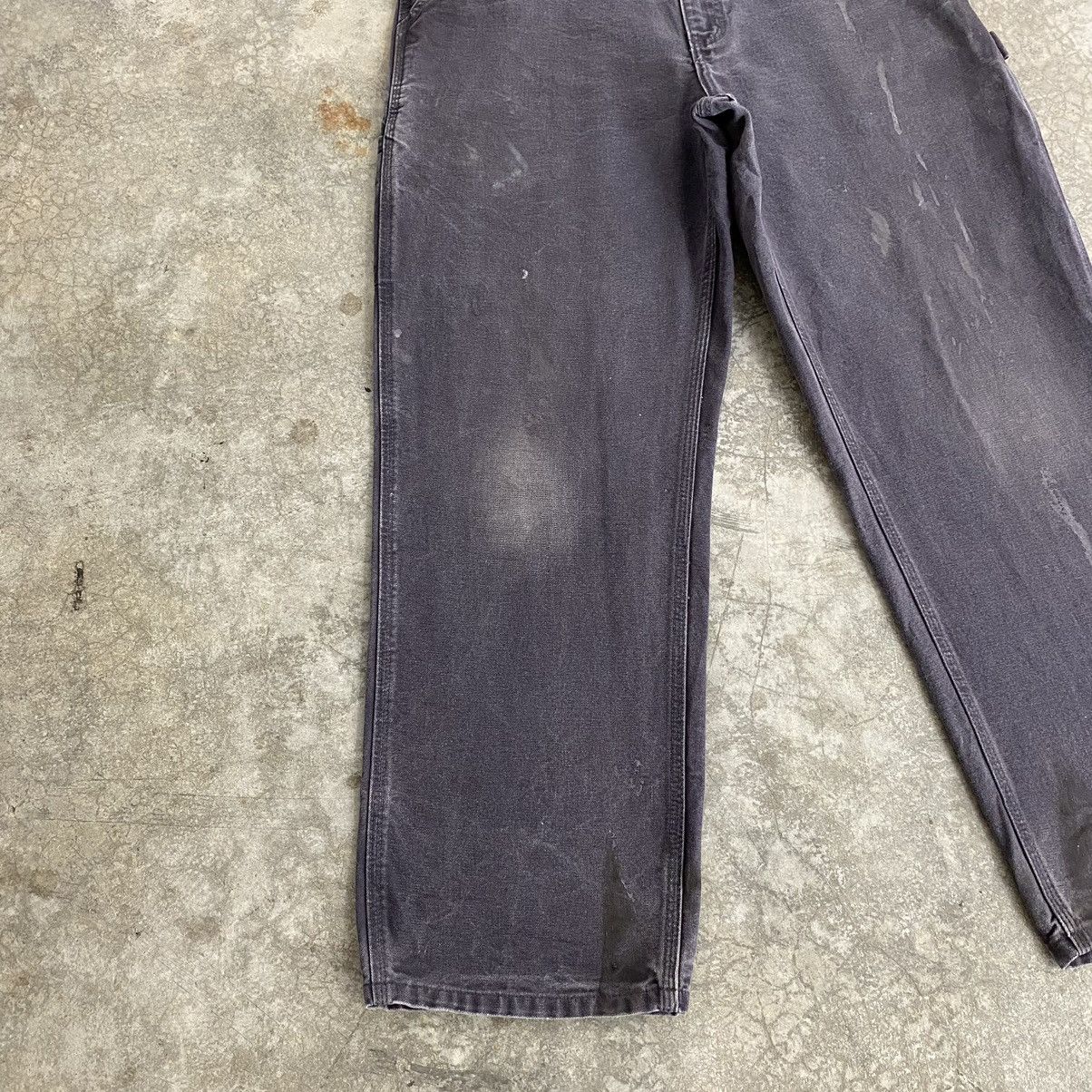 Carhartt Vintage Carhartt Faded Midnight Blue Dirty Carpenter Pants Size US 33 - 7 Thumbnail