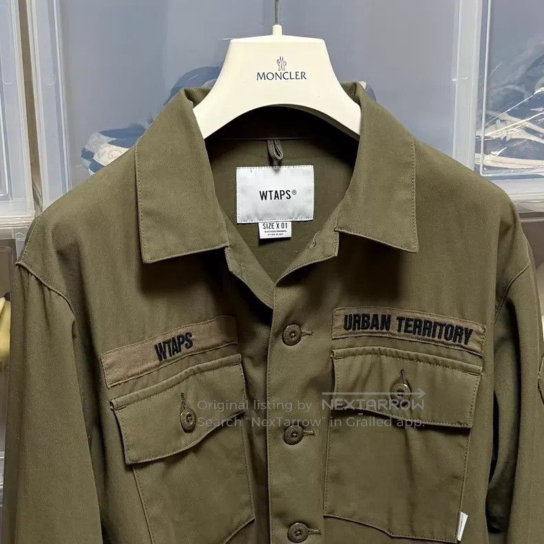 Wtaps Wtaps Long Sleeve Two-Pocket Work Shirt Jacket Size US S / EU 44-46 / 1 - 2 Thumbnail
