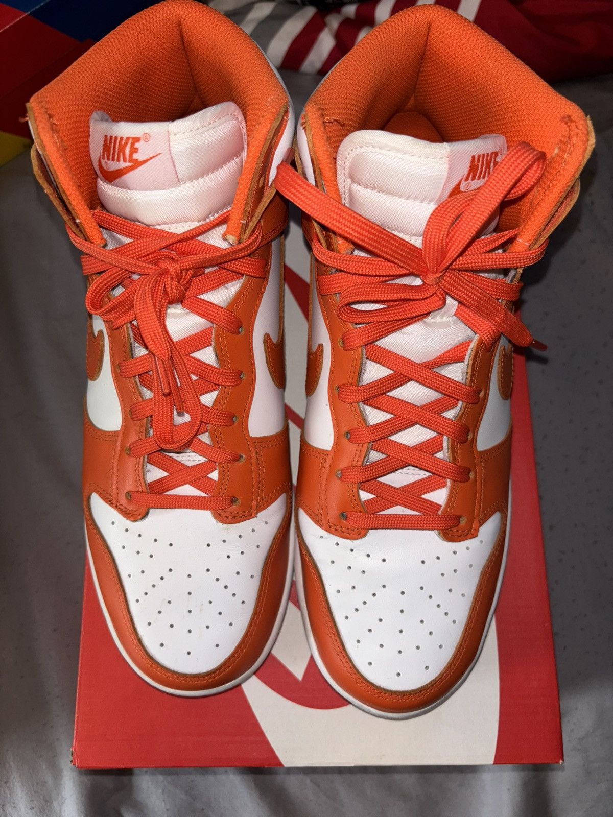 Nike Nike Dunk High Syracuse (Orange) Size US 9 / EU 42 - 5 Thumbnail