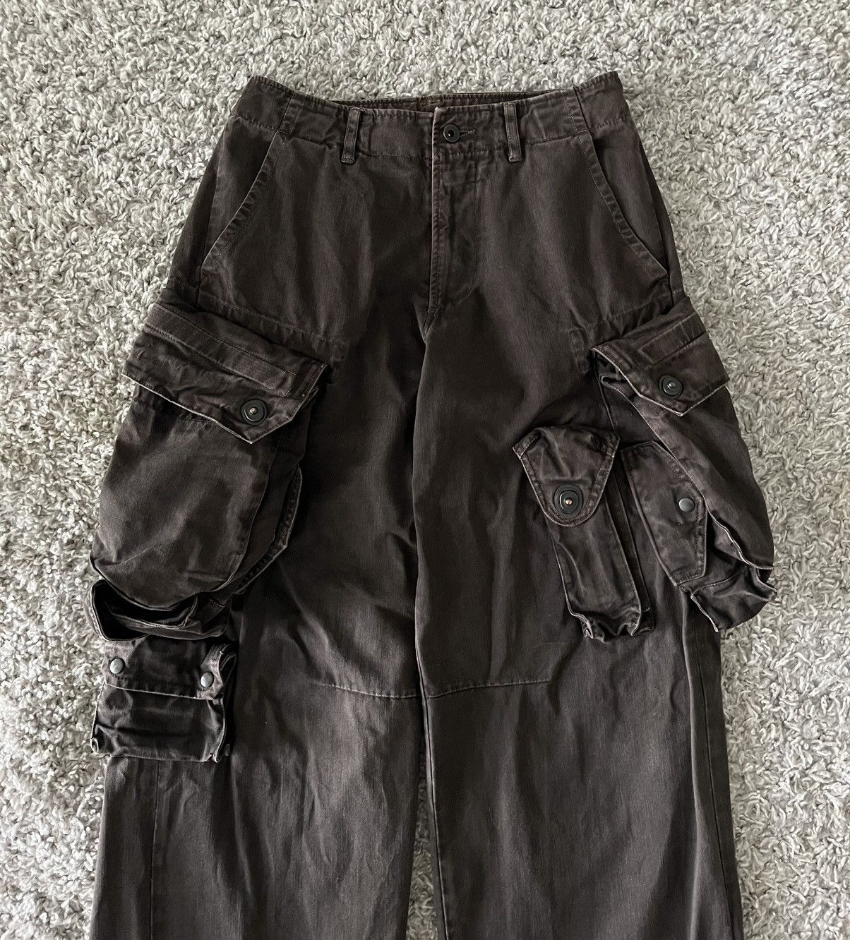 Julius Julius A/W08 Baggy Gasmask Cargo Pants Size US 30 / EU 46 - 3 Thumbnail