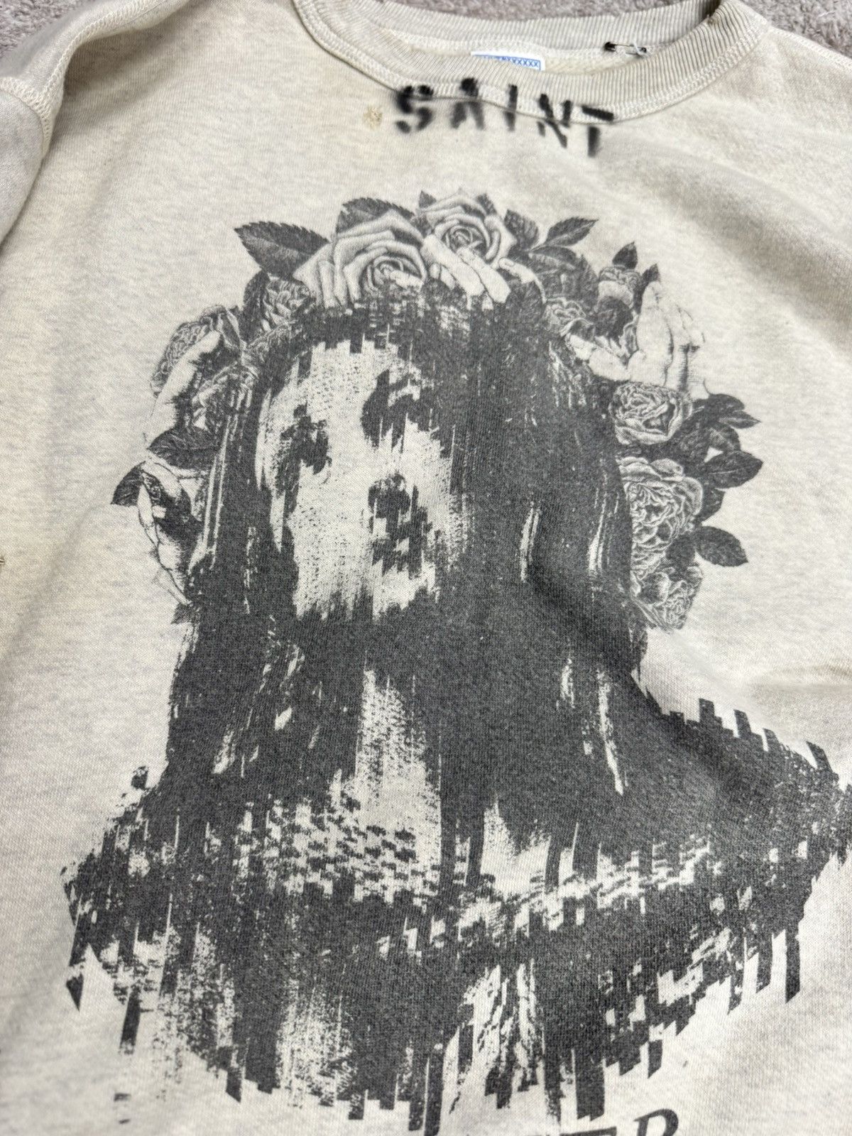 Saint Michael SAINT MICHAEL MOTHER CREWNECK - GREY Size US S / EU 44-46 / 1 - 4 Thumbnail