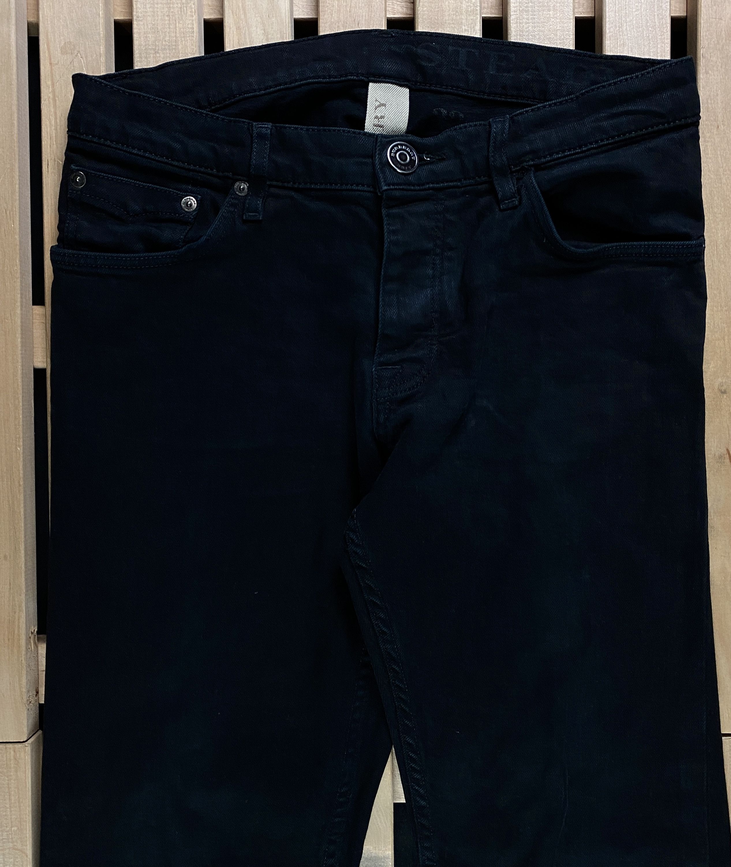 Burberry Women’s Denim Pants Burberry Brit Slim Size 38R Black Size 27" / US 4 / IT 40 - 2 Thumbnail