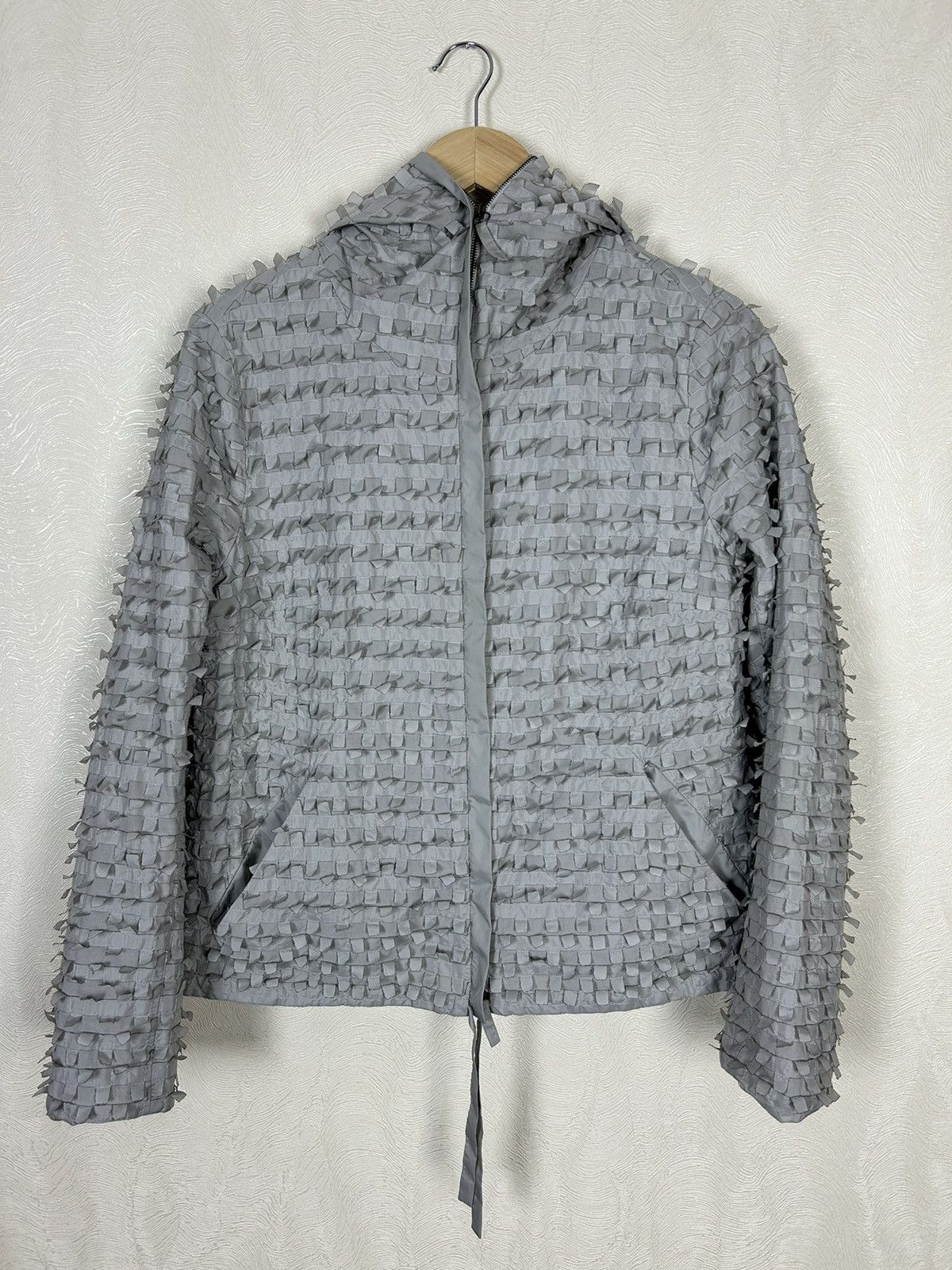Annette Gortz × Vintage Annette Gortz Textured Grey Designer Jacket Size EU36 Size XS / US 0-2 / IT 36-38 - 6 Thumbnail
